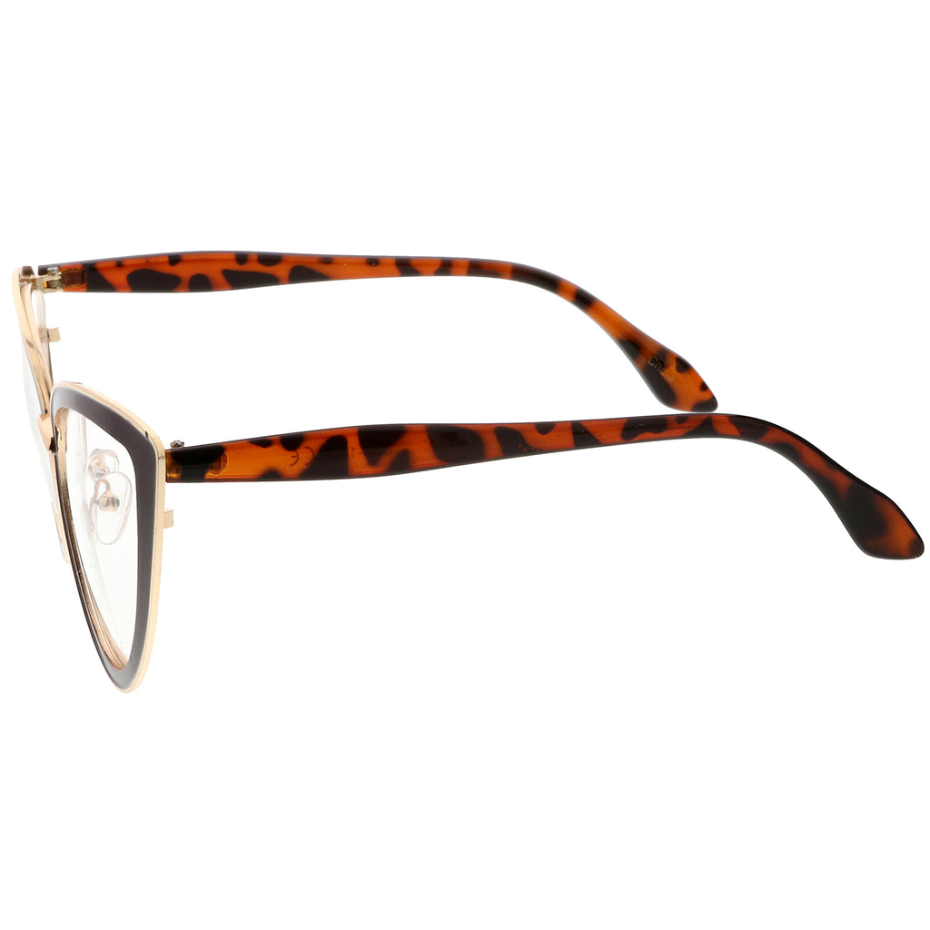 Brown-Gold-Tortoise / Clear