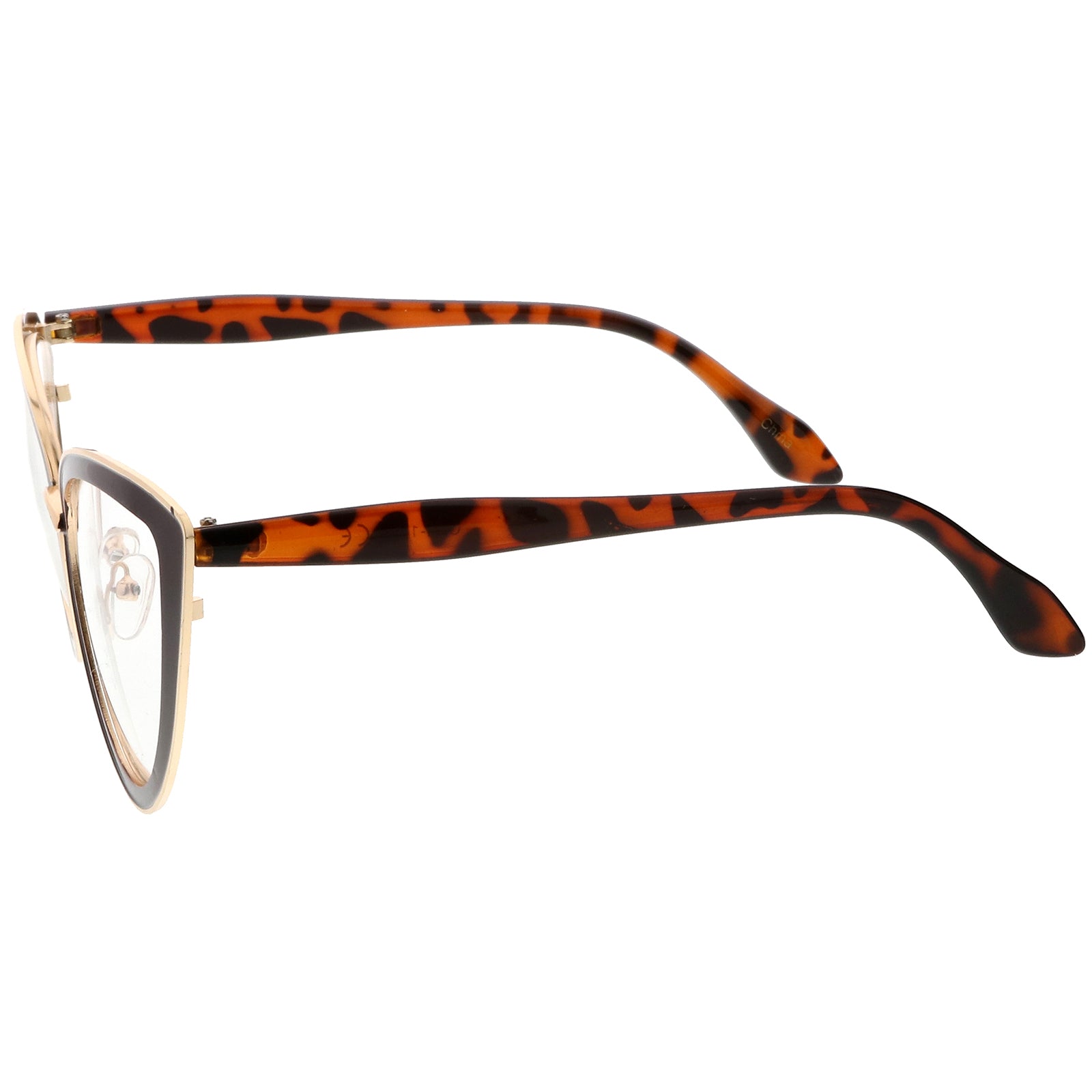 Brown-Gold-Tortoise / Clear