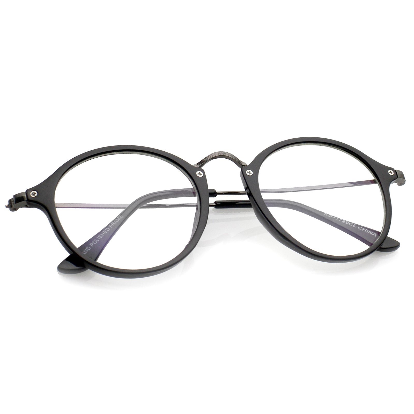 Shiny Black-Gunmetal / Clear