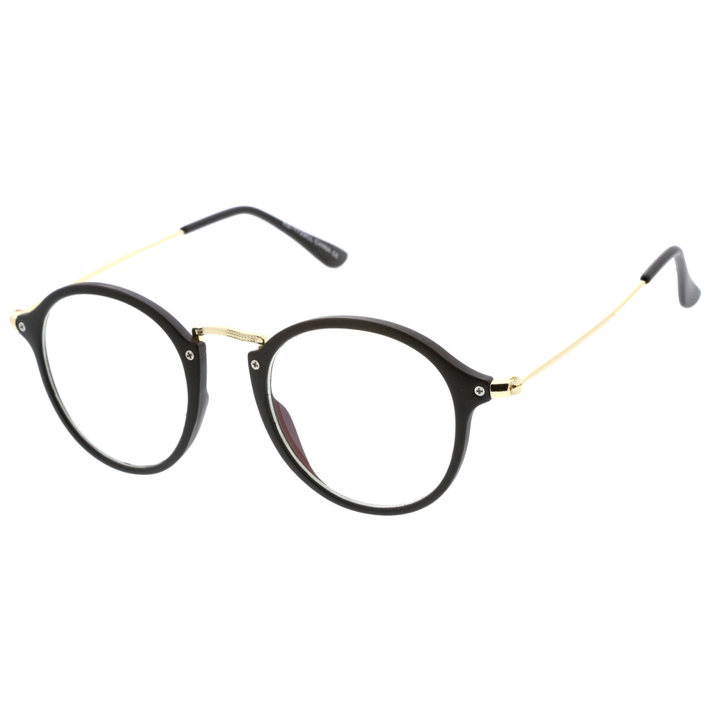 Matte Black-Gold / Clear