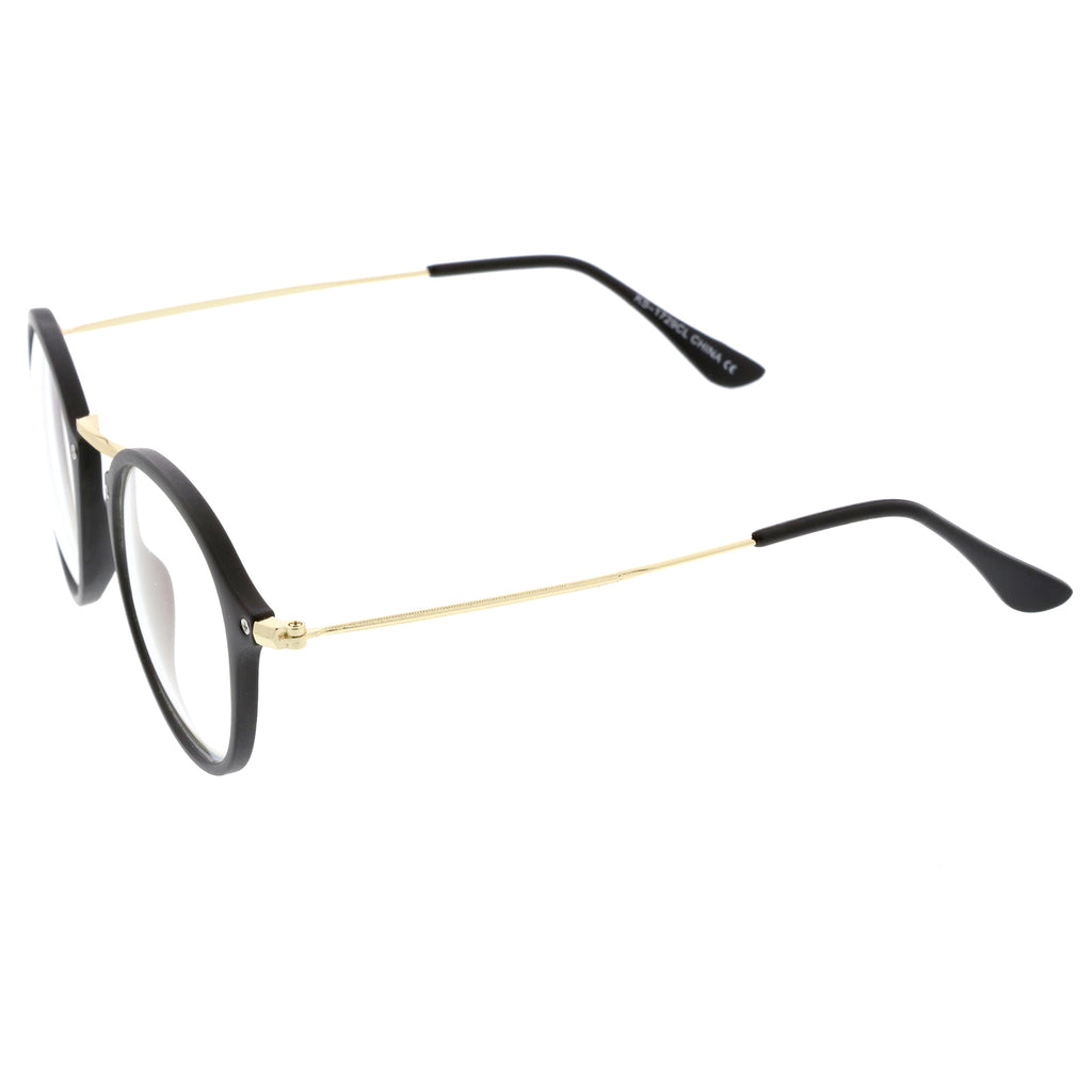 Matte Black-Gold / Clear