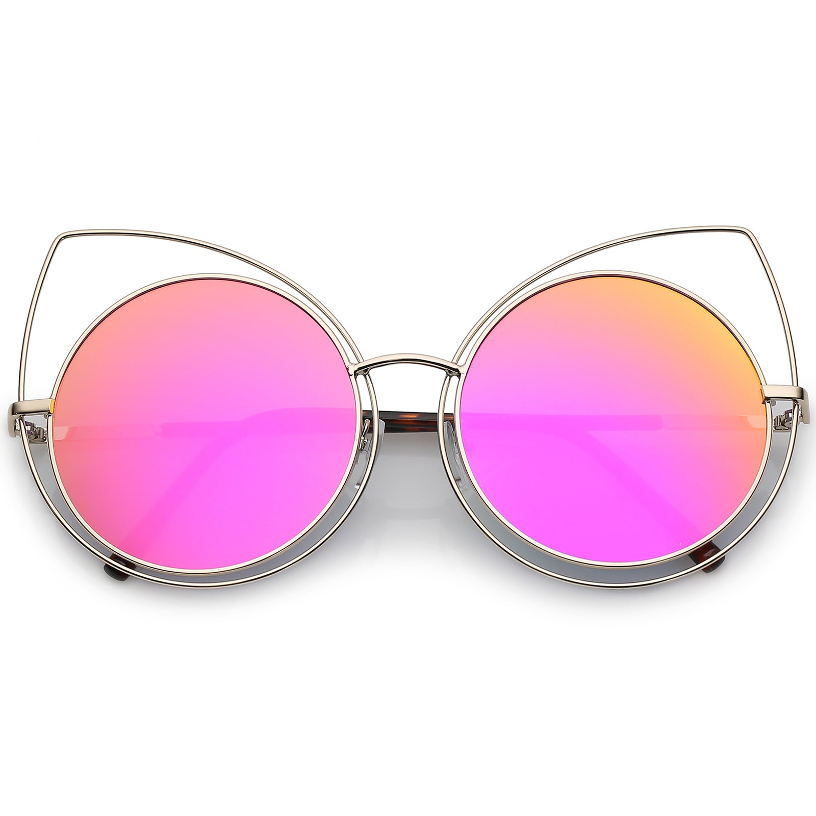 Gold / Magenta Mirror