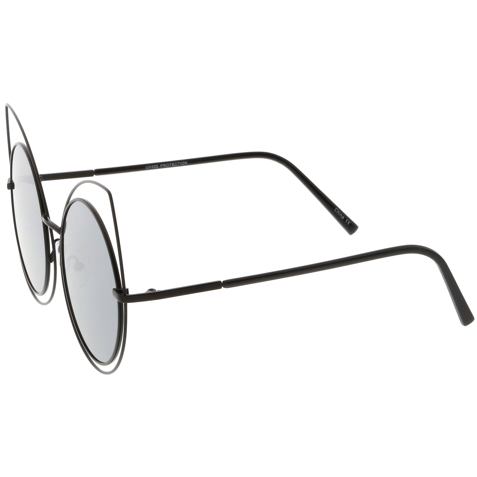 Black / Silver Mirror