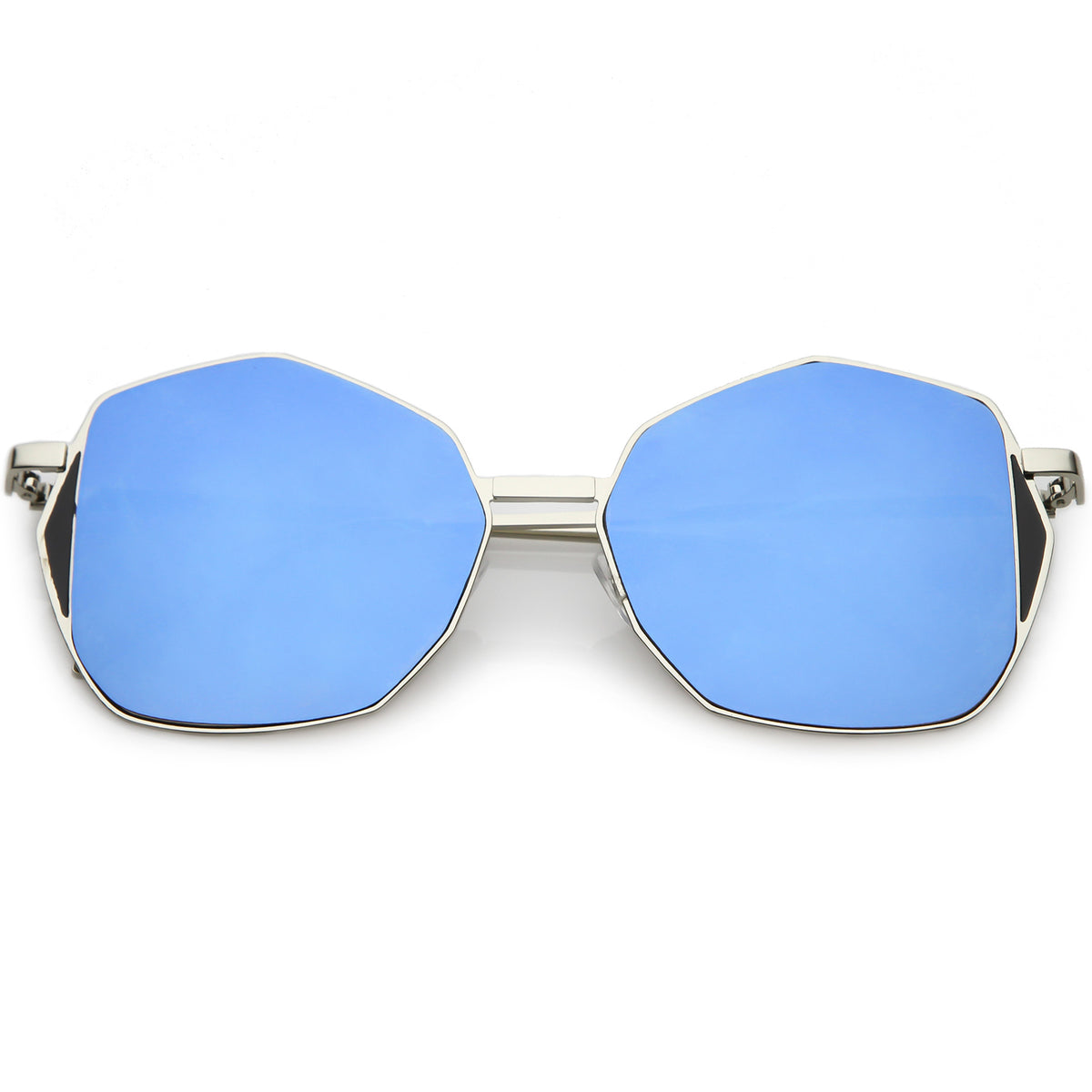 Silver / Blue Mirror