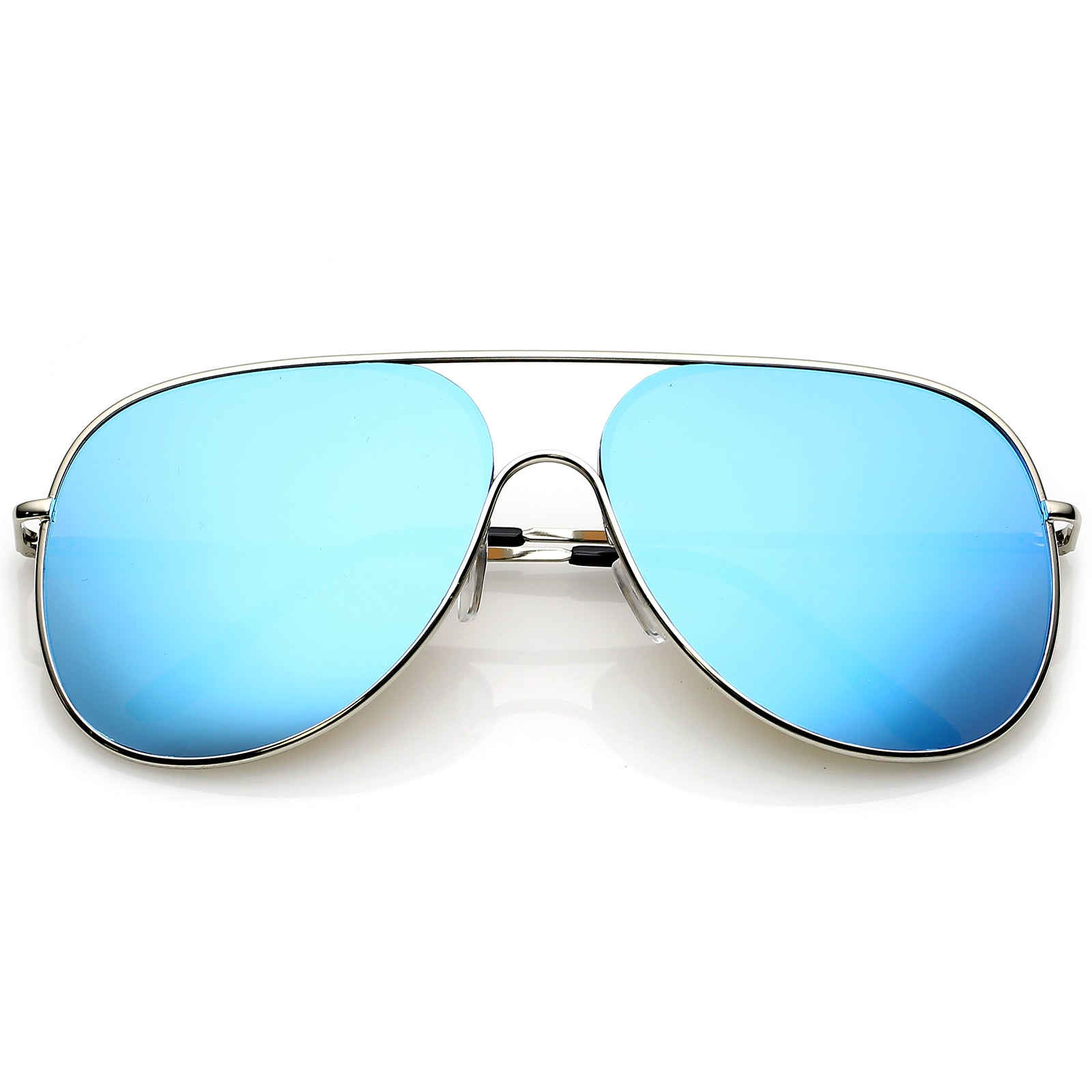 Silver / Blue Mirror