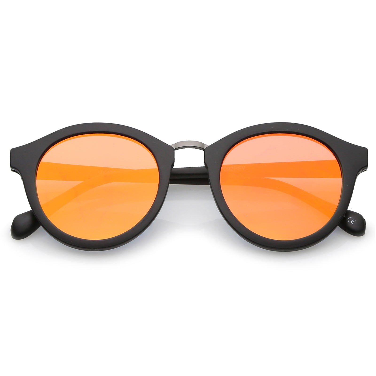 Matte Black-Gunmetal / Orange Mirror