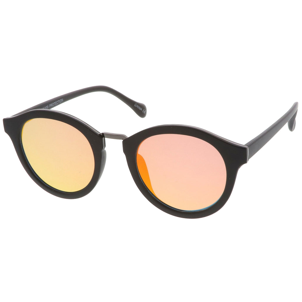 Matte Black-Gunmetal / Orange Mirror