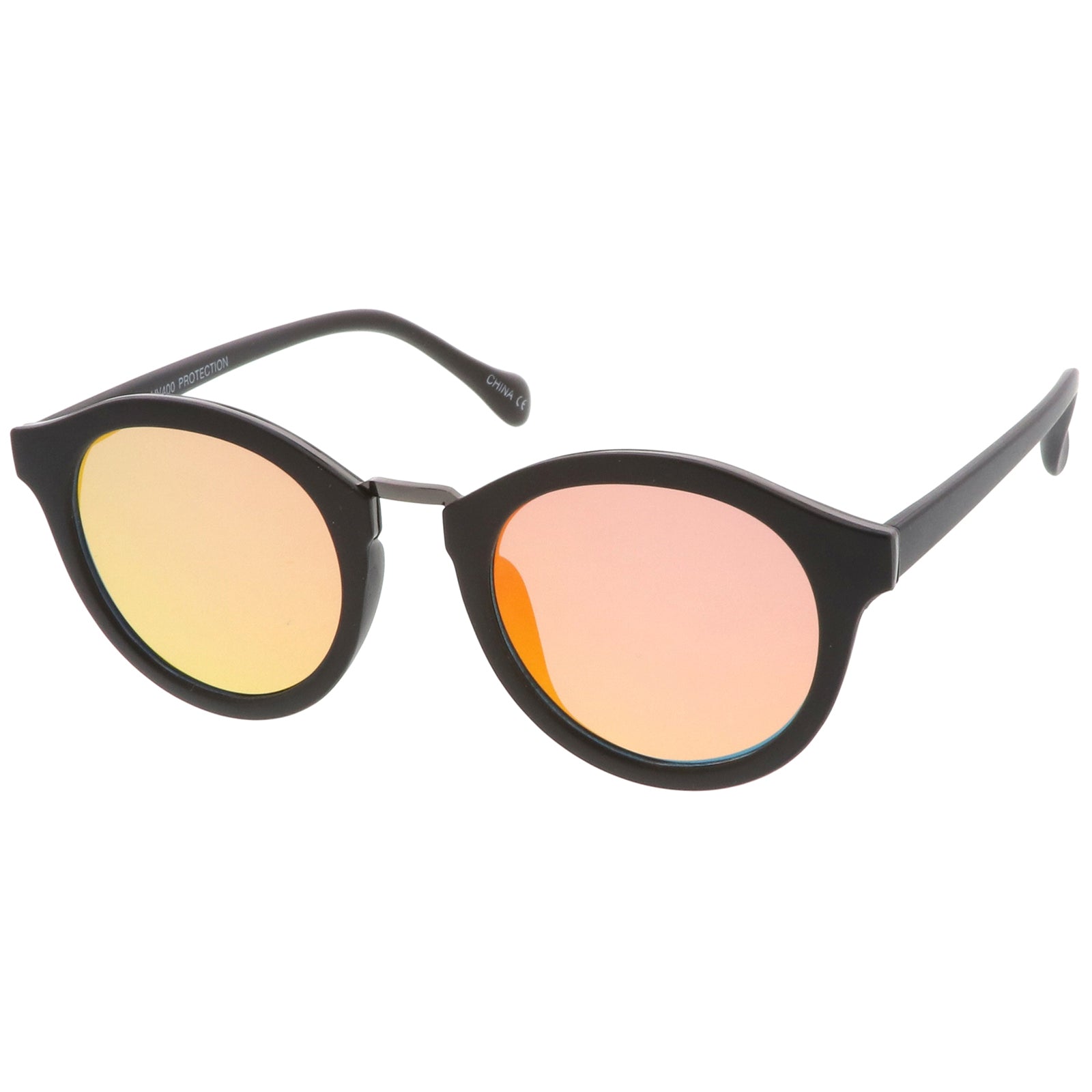 Matte Black-Gunmetal / Orange Mirror