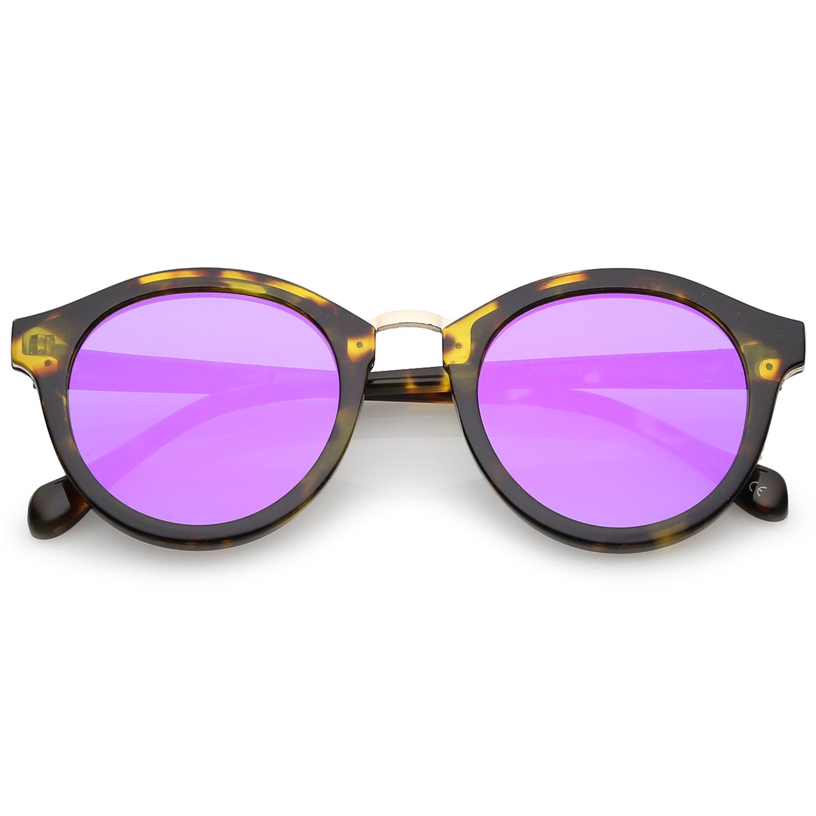 Tortoise-Gold / Purple Mirror