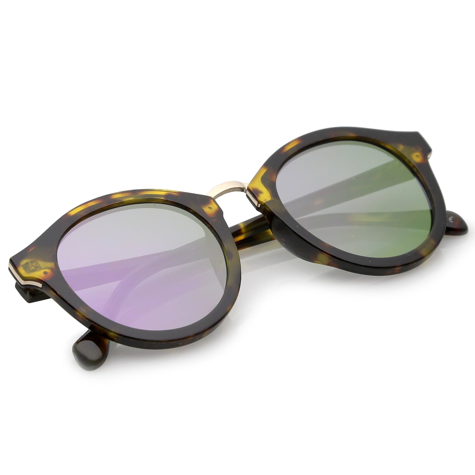 Tortoise-Gold / Purple Mirror