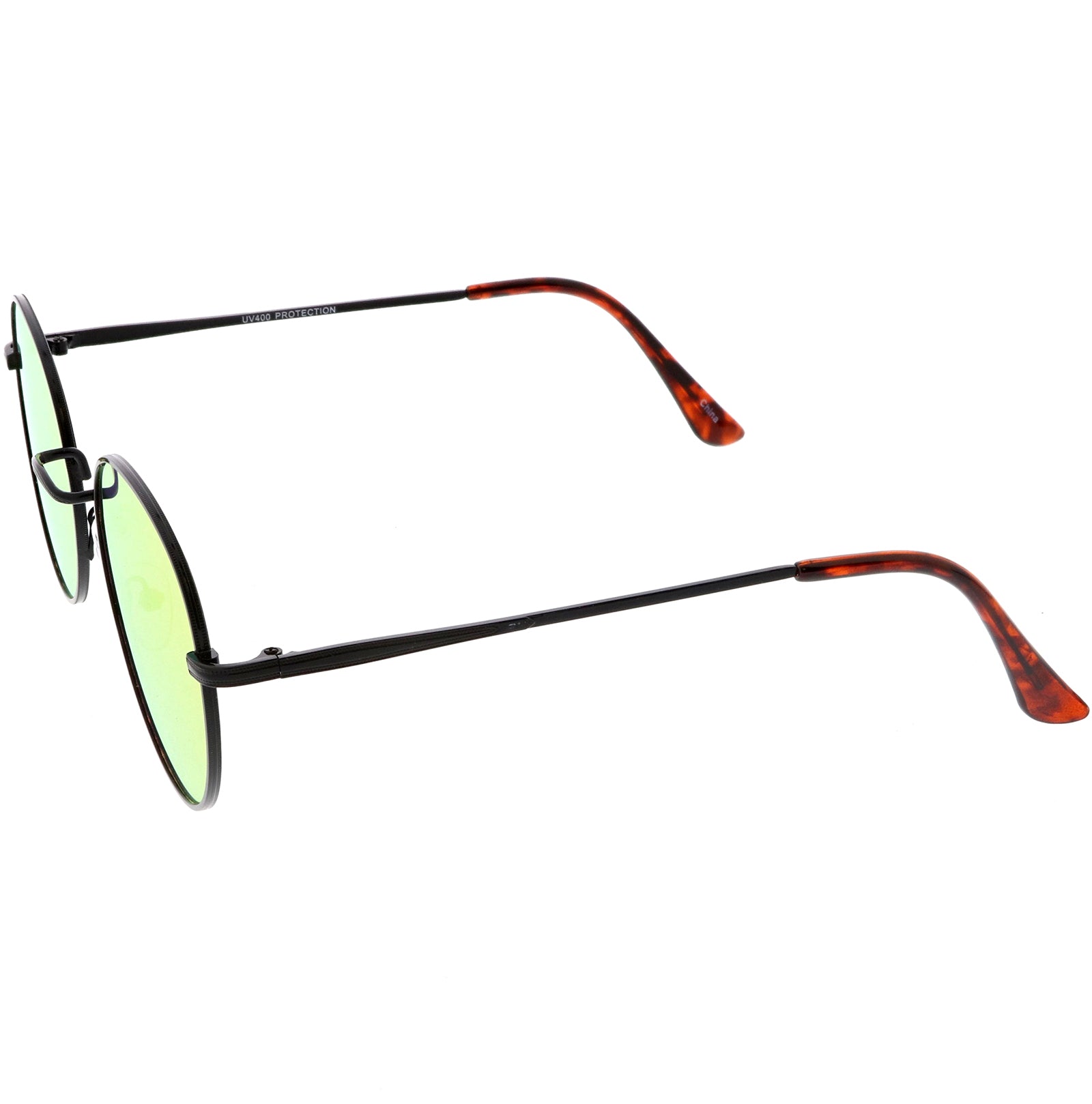 Black / Red Orange Mirror