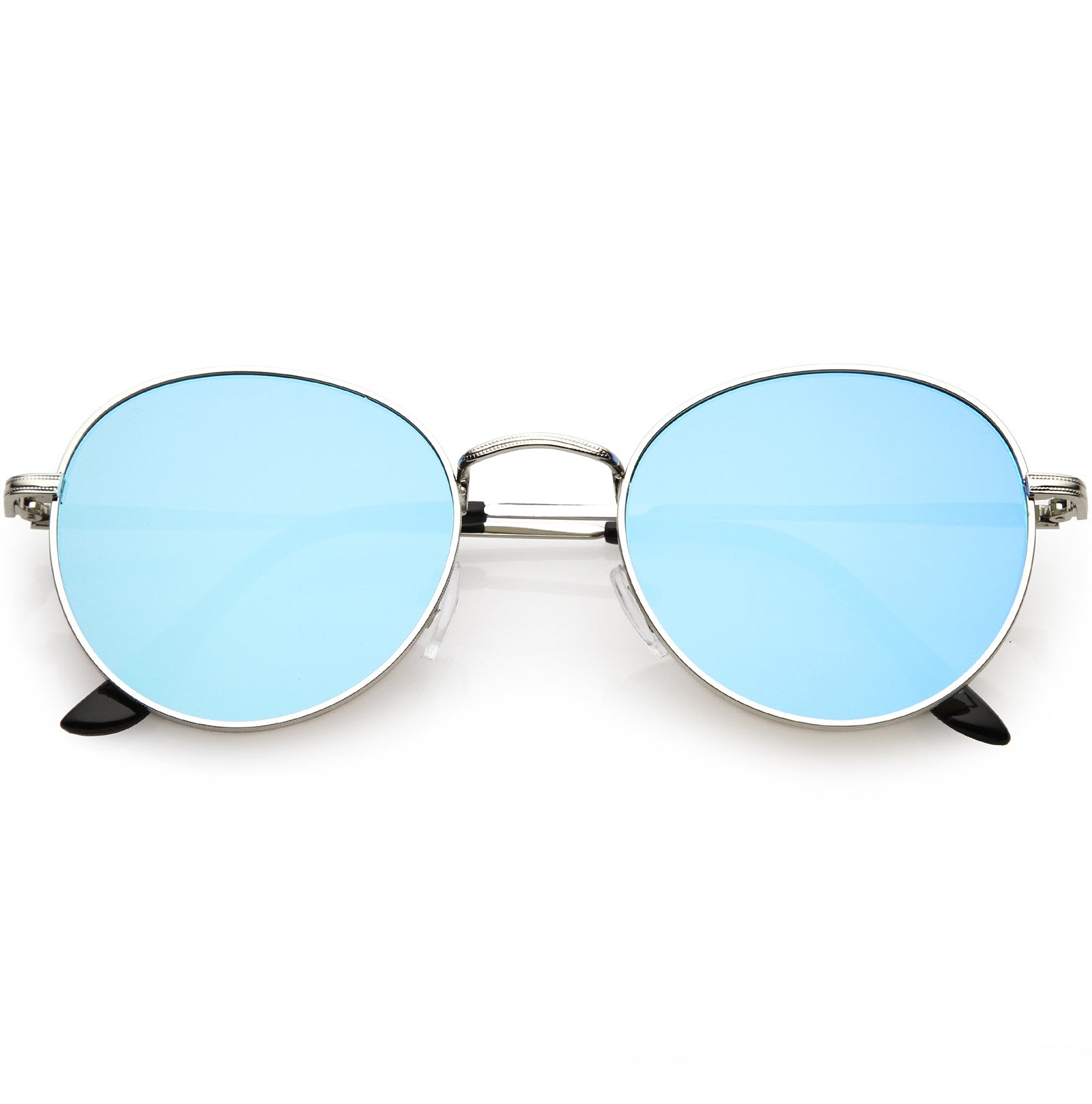Silver / Blue Mirror
