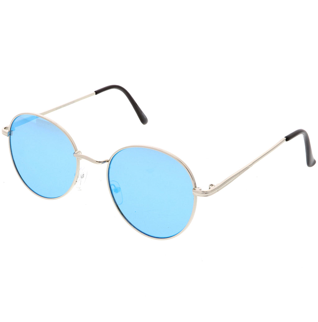 Silver / Blue Mirror