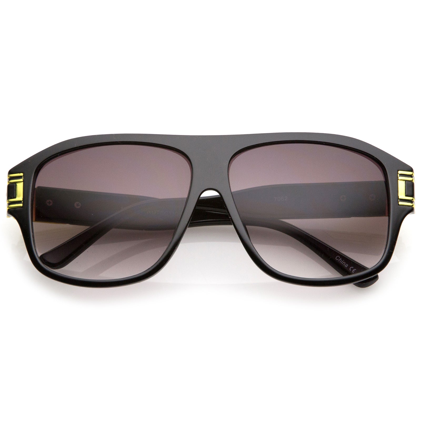 Shiny Black-Gold / Lavender