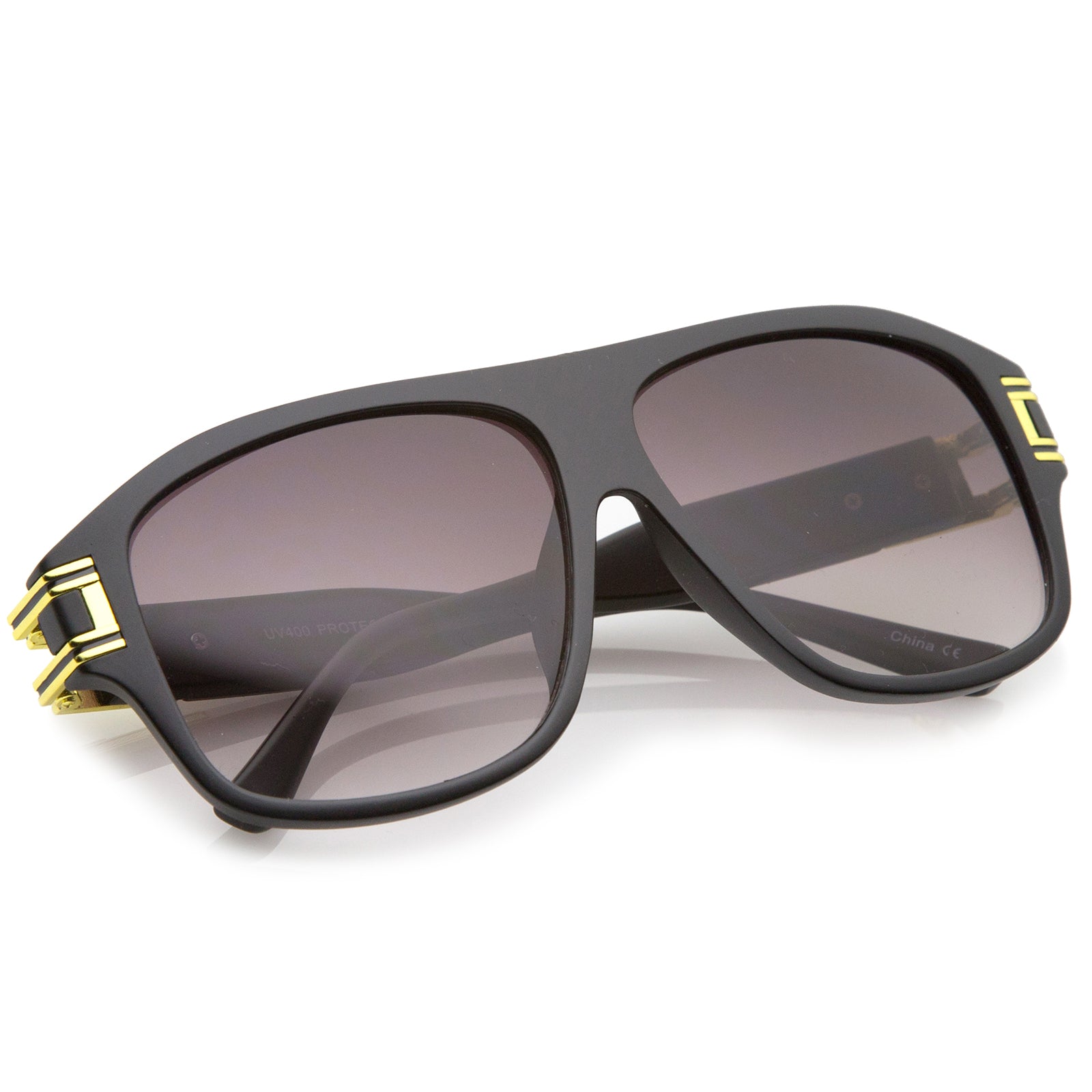Matte Black-Gold / Lavender