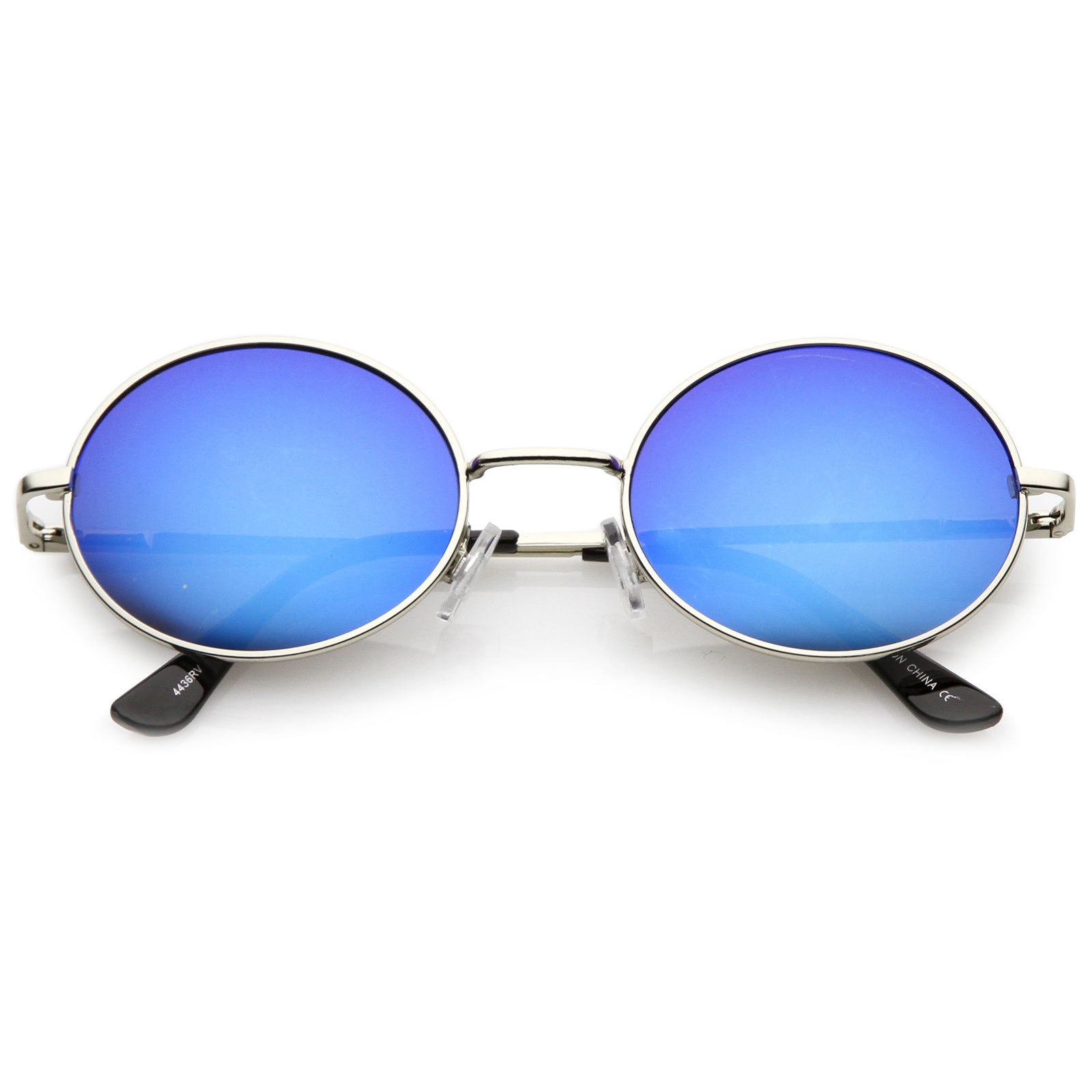 Silver / Blue Mirror
