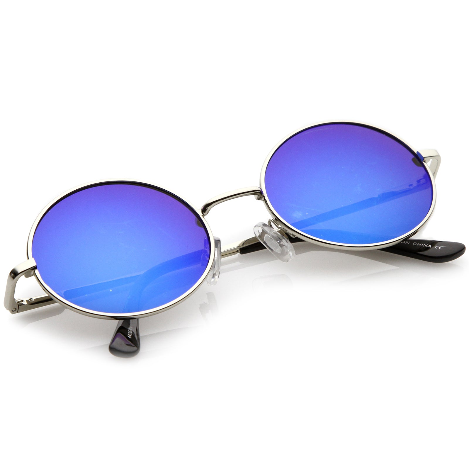 Silver / Blue Mirror