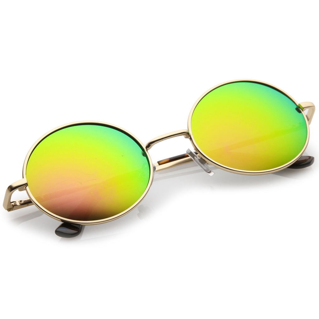 Gold / Pink-Green Mirror