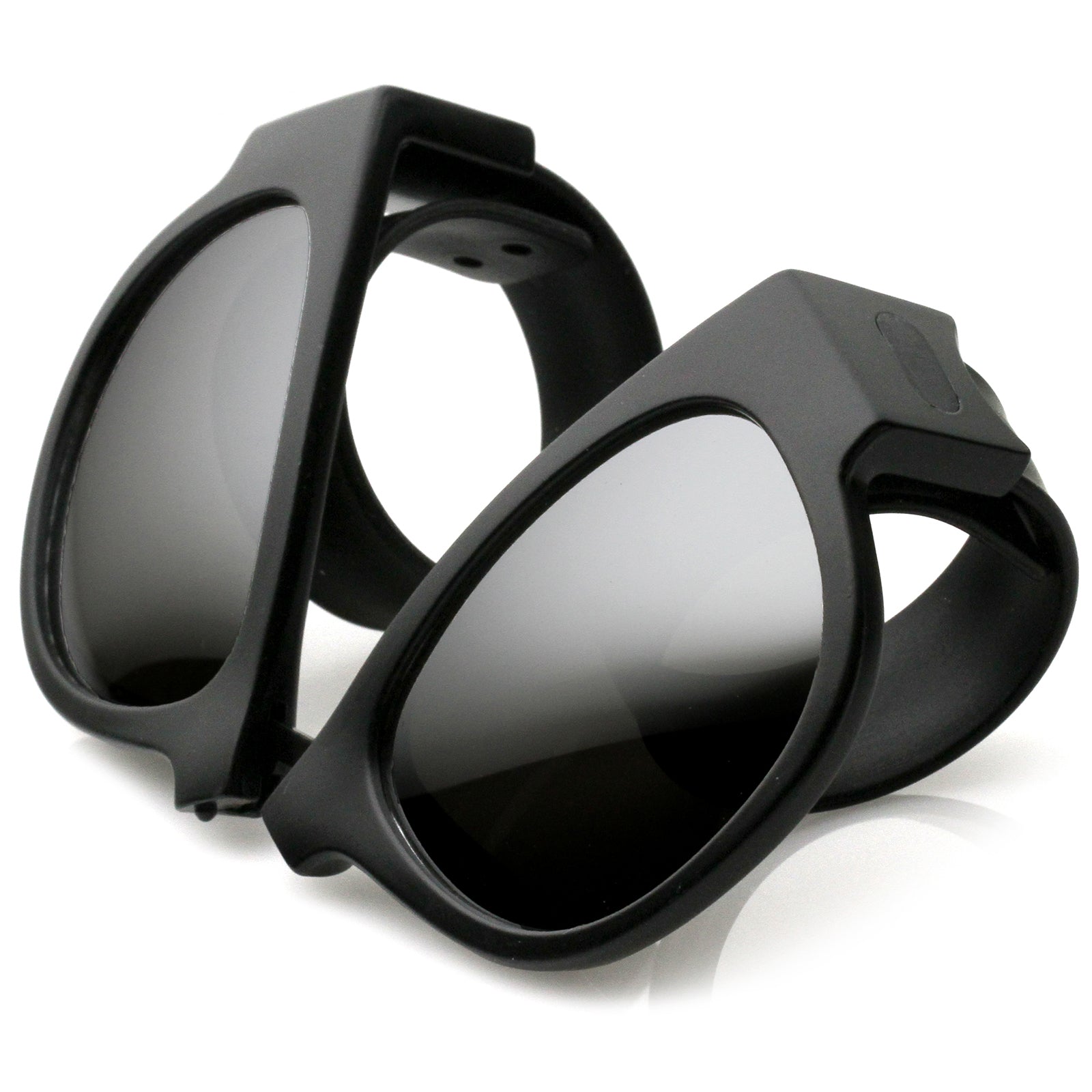 Black-Black / Silver Mirror