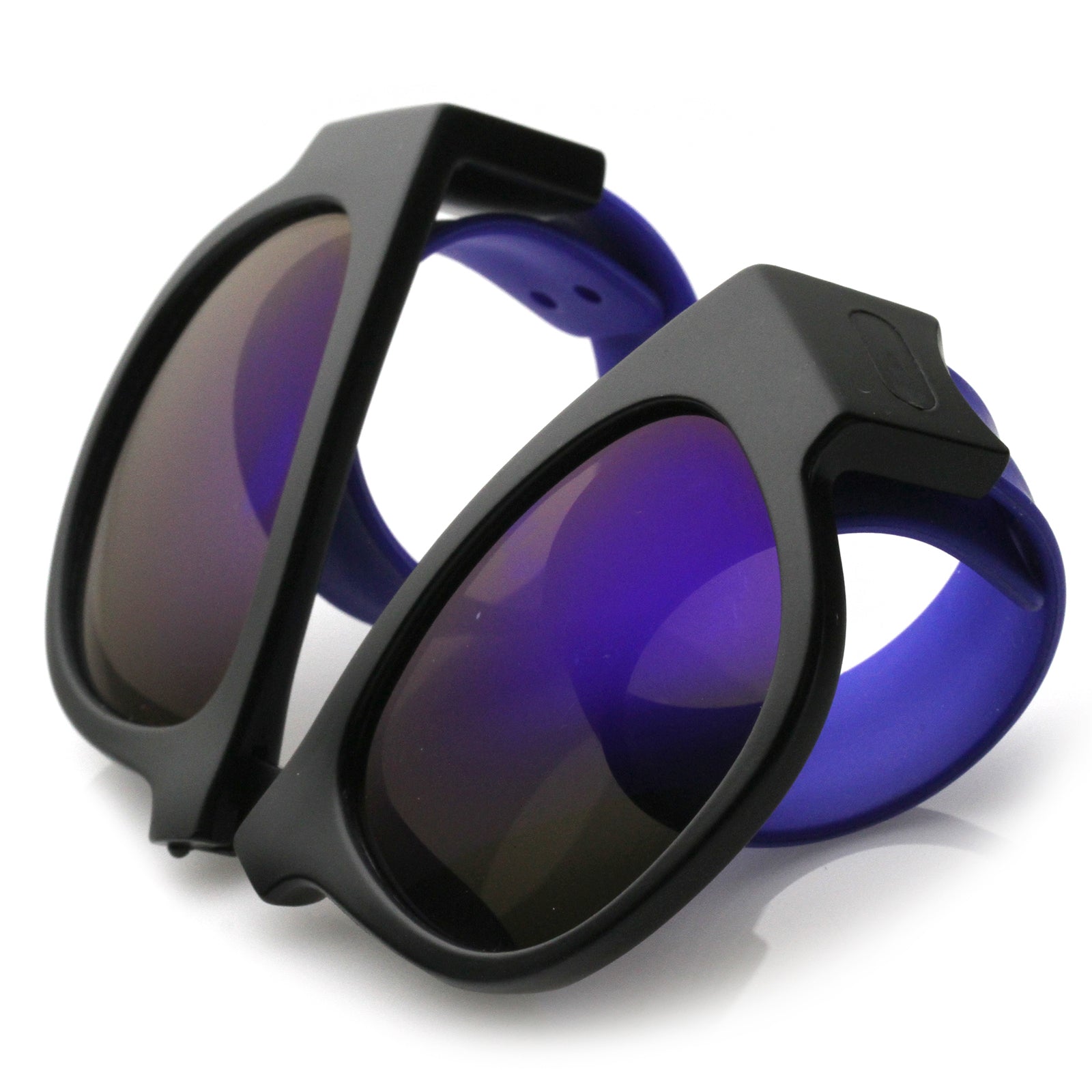 Black-Blue / Blue Mirror
