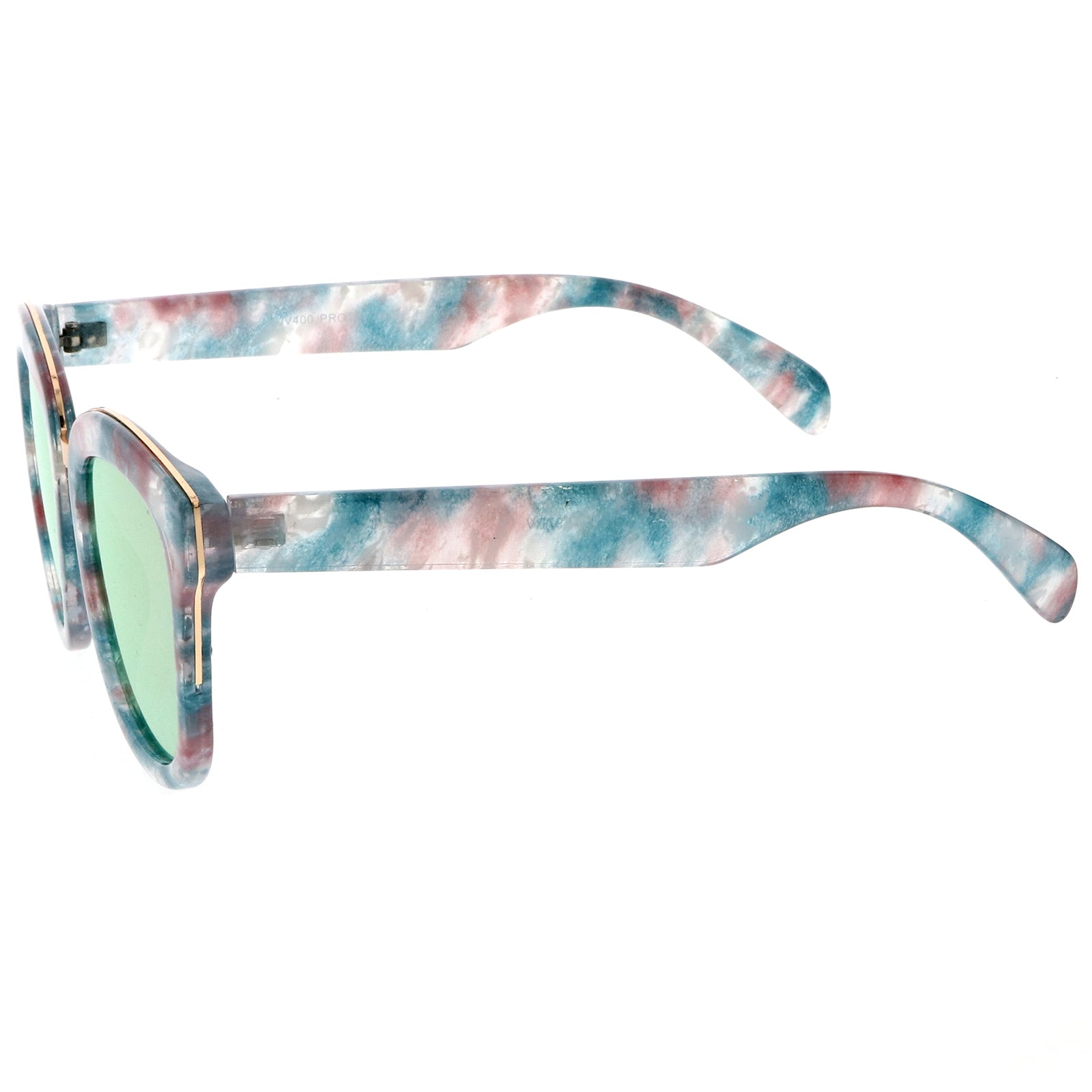 Teal-Pink-Gold / Pink Mirror