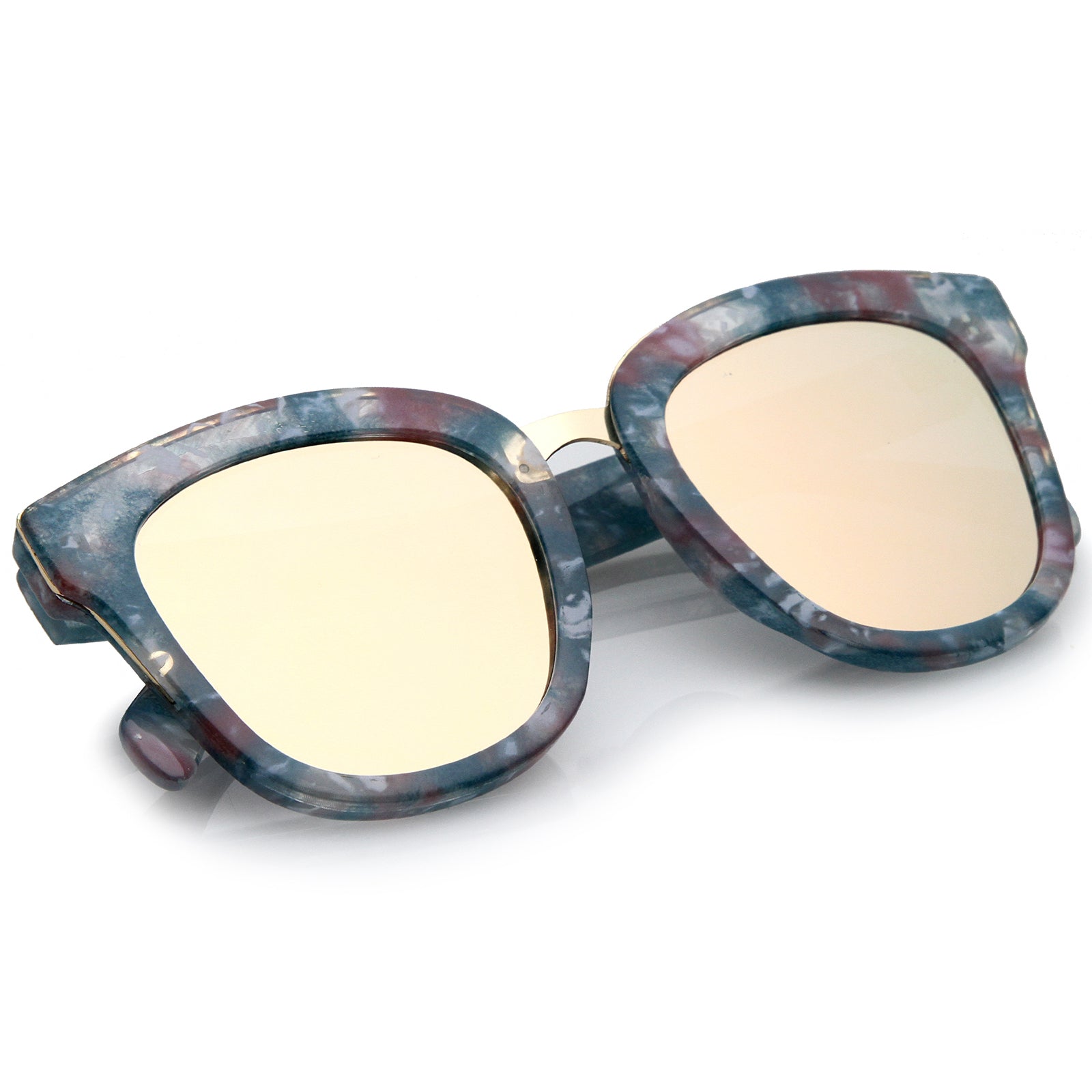 Teal-Pink-Gold / Pink Mirror