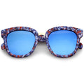 Blue-Red-Gold / Blue Mirror