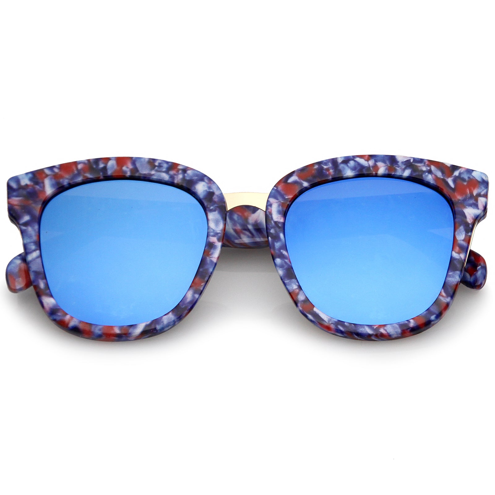 Blue-Red-Gold / Blue Mirror