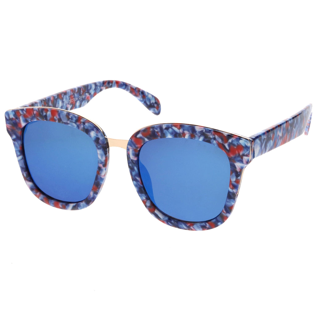 Blue-Red-Gold / Blue Mirror