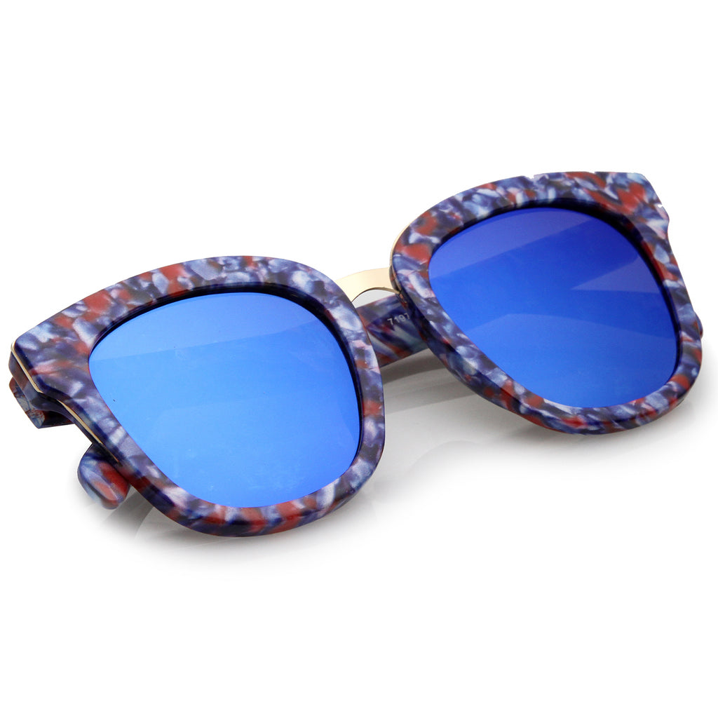 Blue-Red-Gold / Blue Mirror