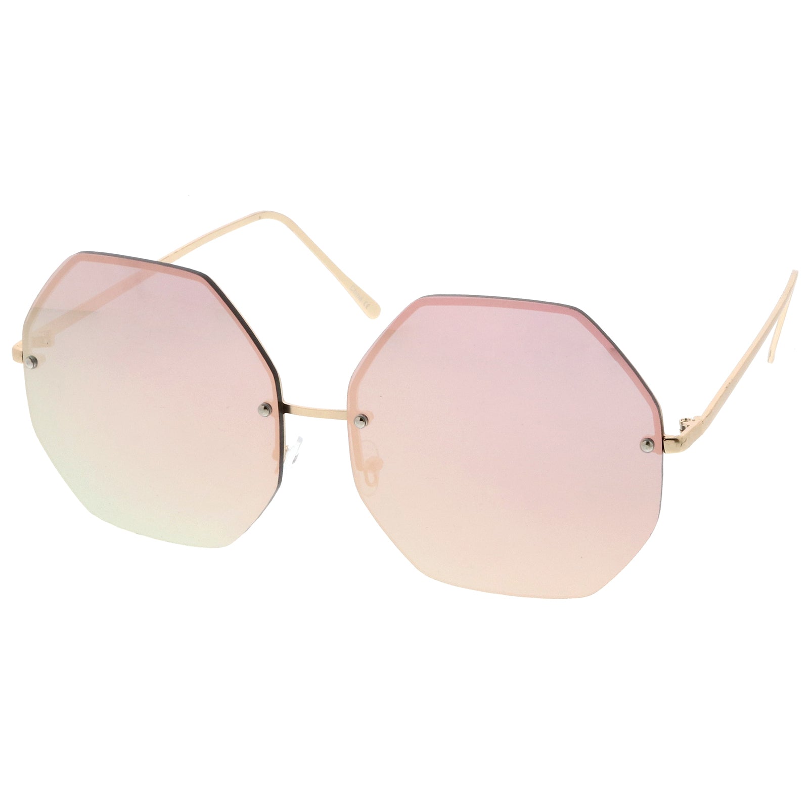 2022 New Rimless Square Sunglasses Women Brand Designer Diamond Sun Glasses  Vintage Shades Female Pink Eyewear Gafas De Sol - AliExpress