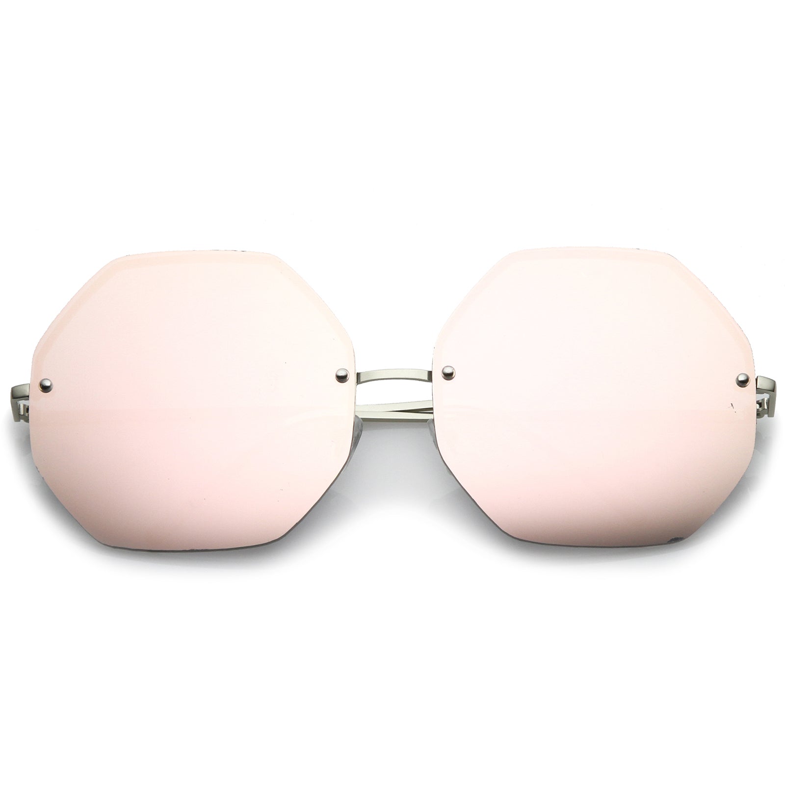 Silver / Pink Mirror