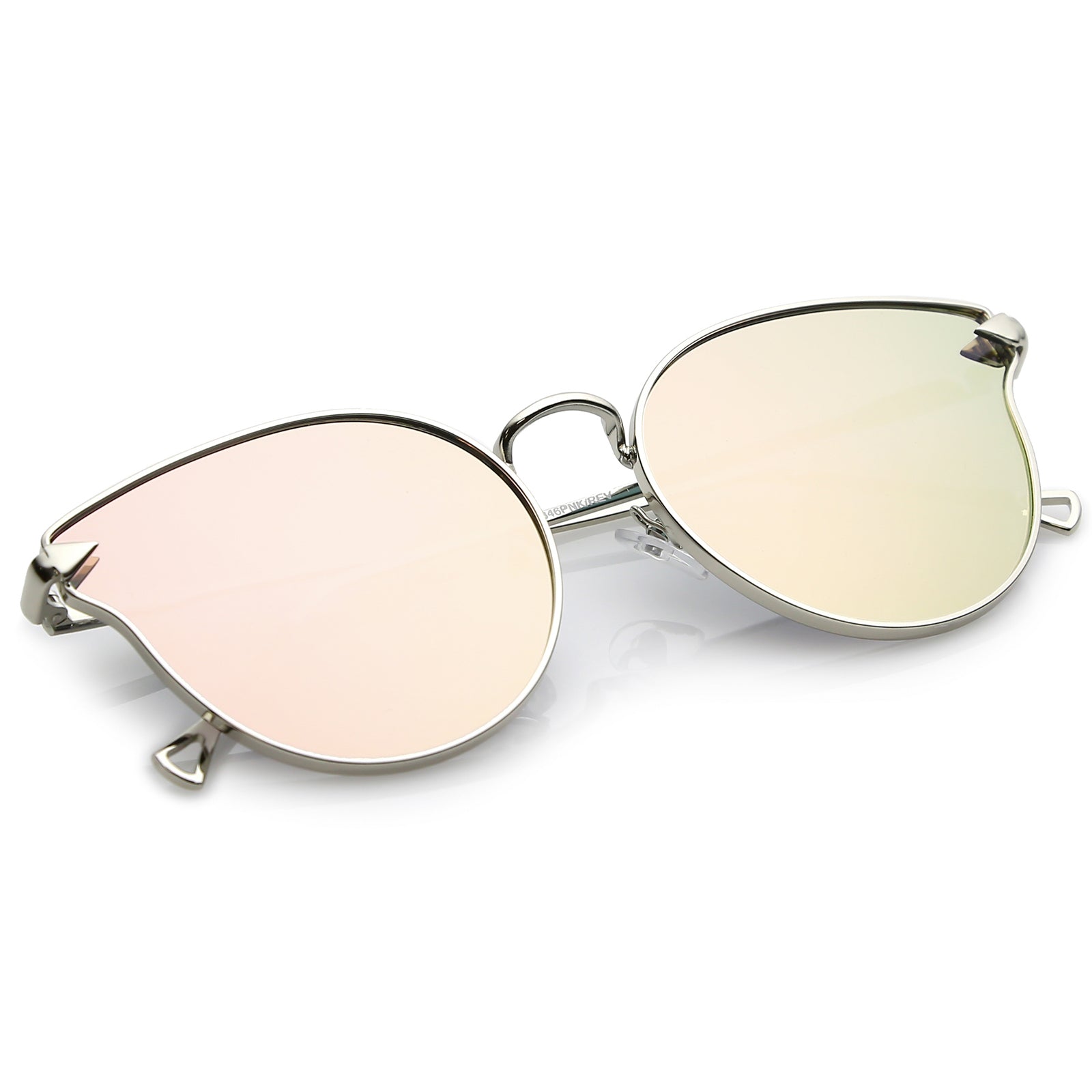 Silver / Pink Mirror