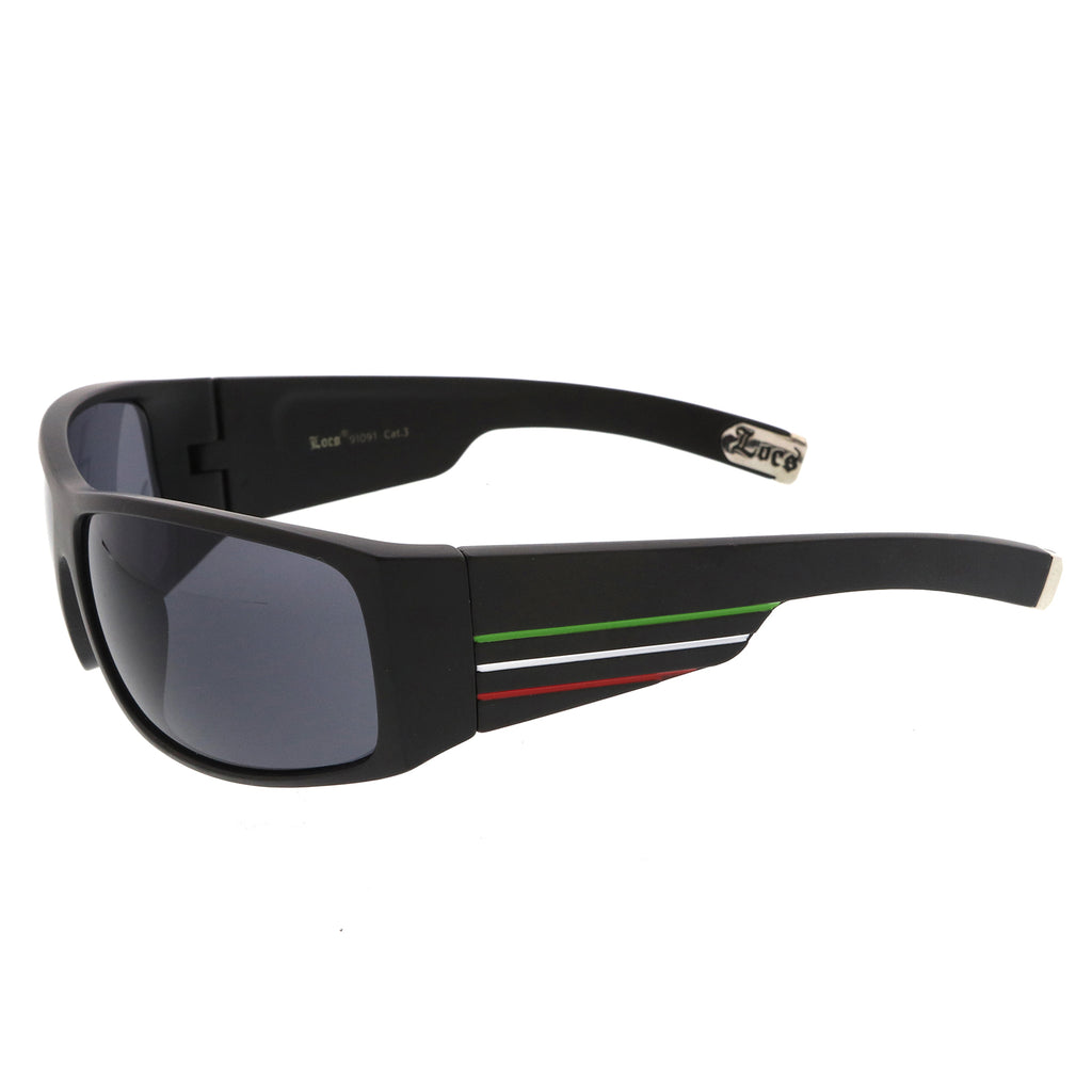 Shiny Black-Green-White-Red / Smoke