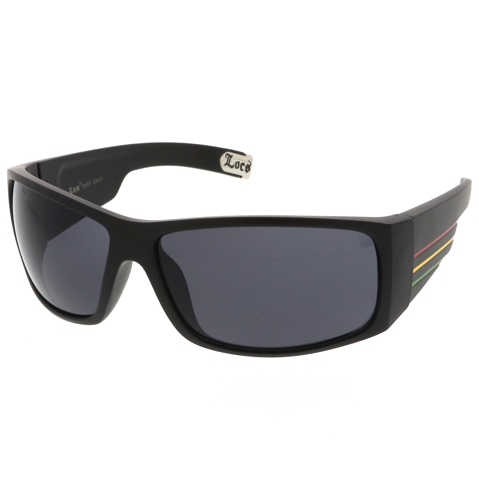 Shiny Black-Red-Yellow-Green / Smoke