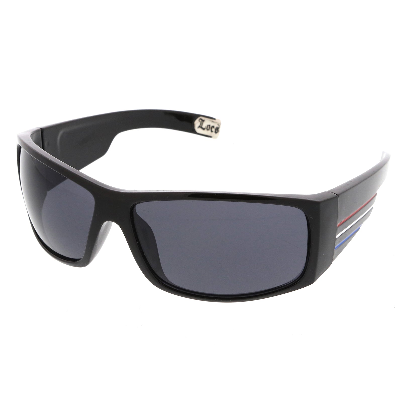 Shiny Black-Red-White-Blue / Smoke