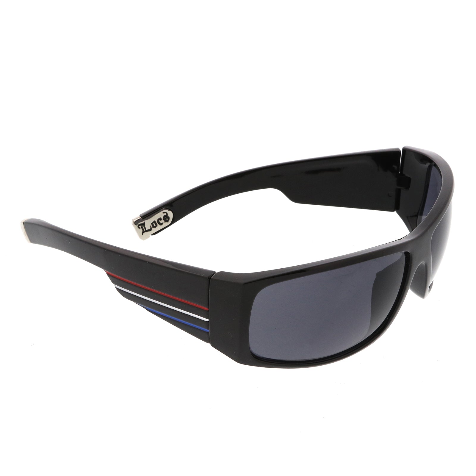 Shiny Black-Red-White-Blue / Smoke