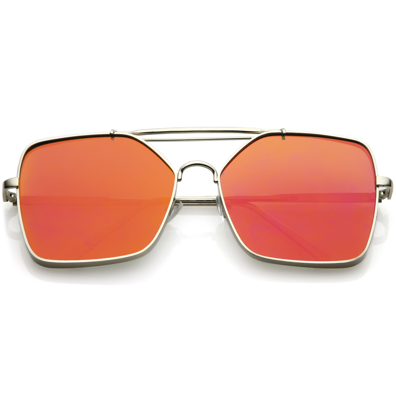 Silver / Magenta Orange Mirror