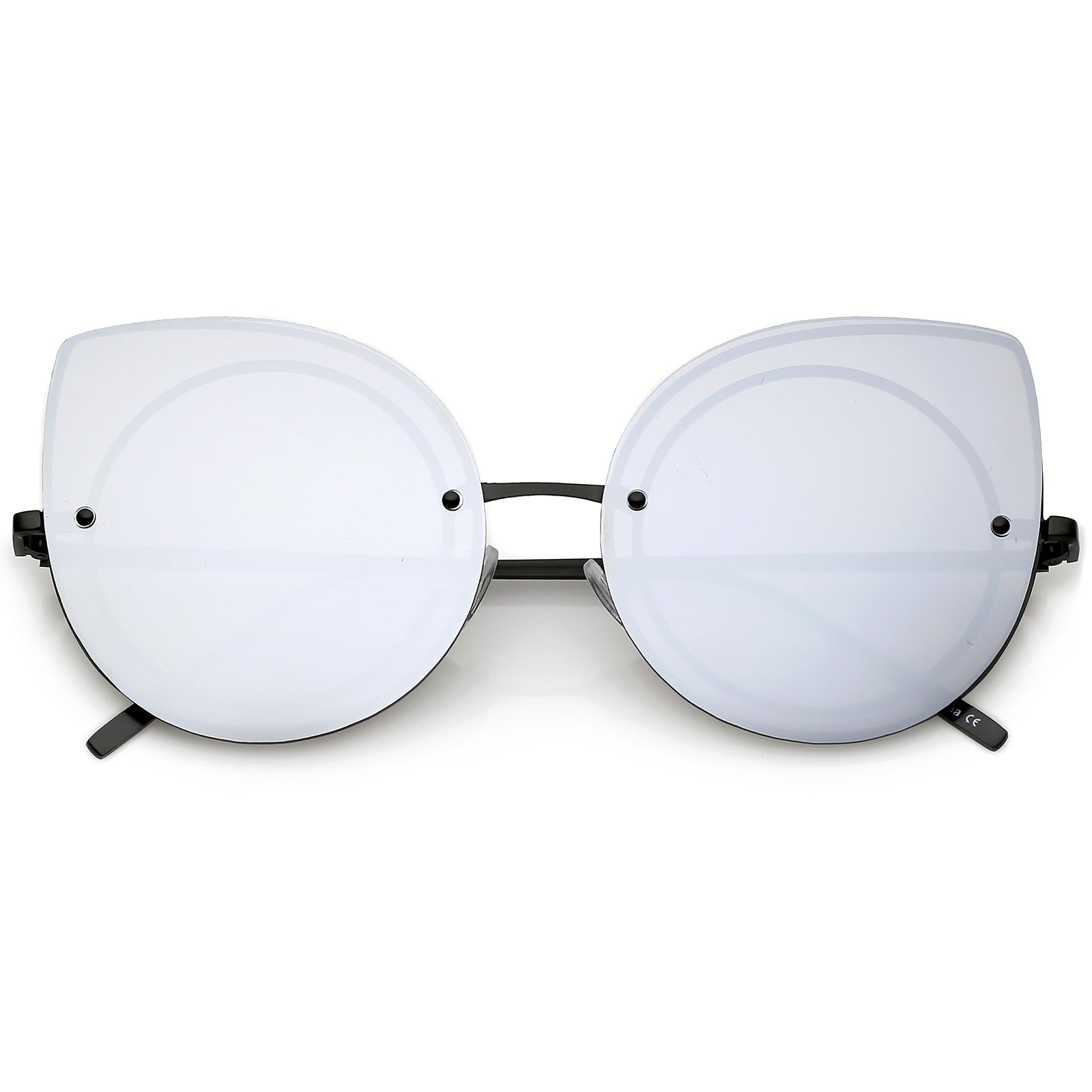 Black / Silver Mirror