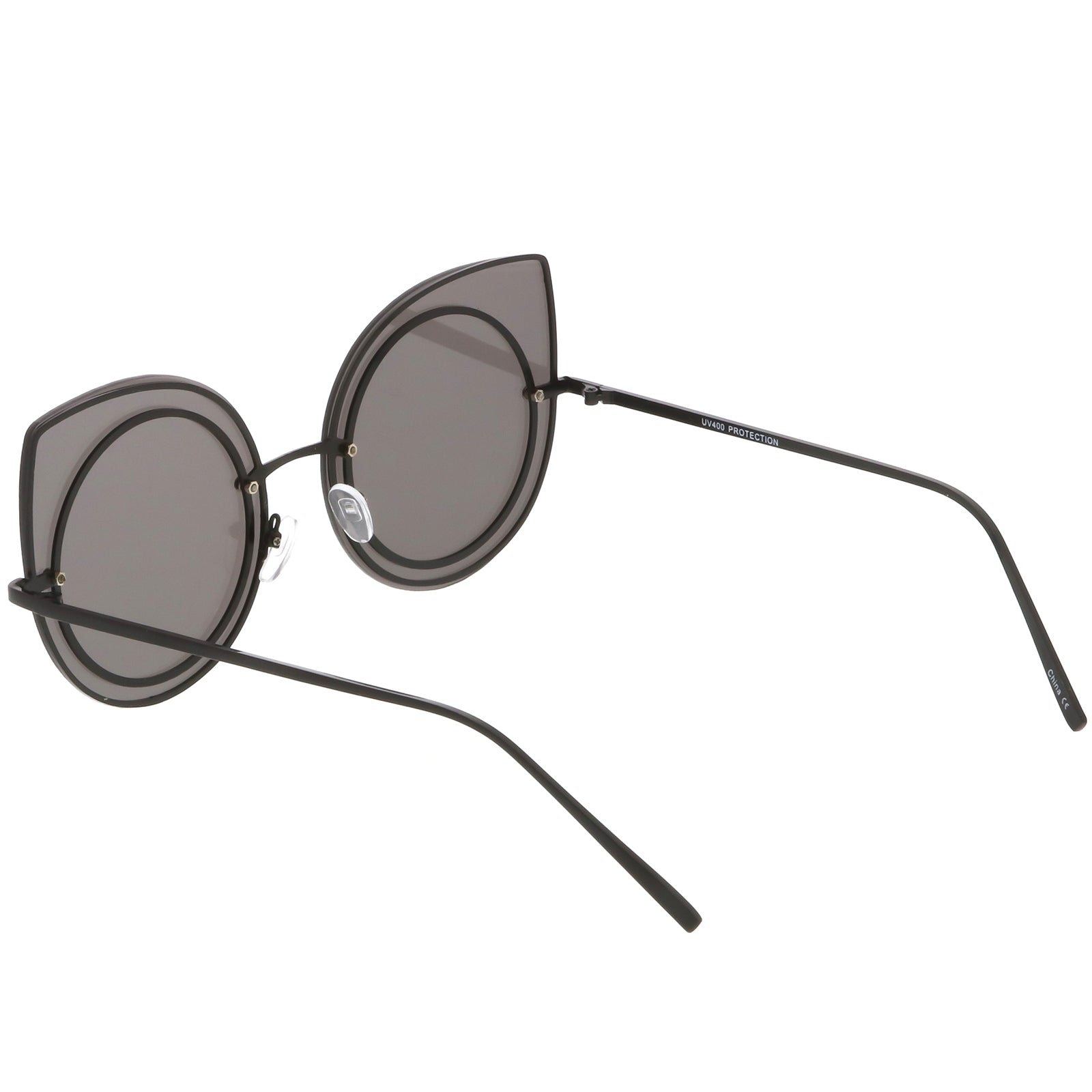 Black / Silver Mirror