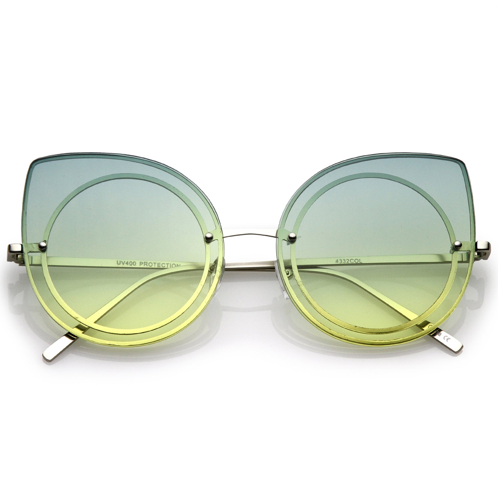 Silver / Green-Yellow