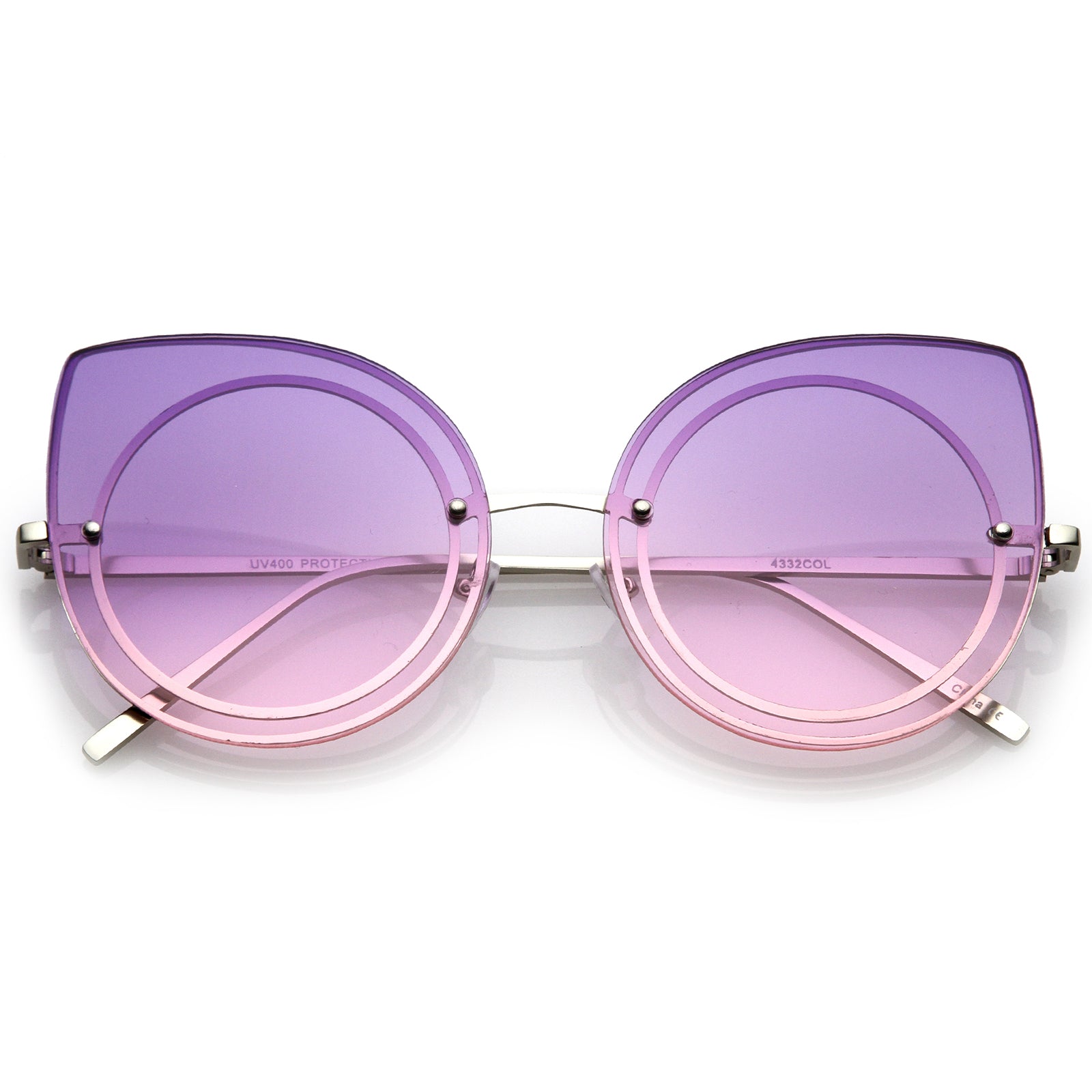 Silver / Purple-Pink