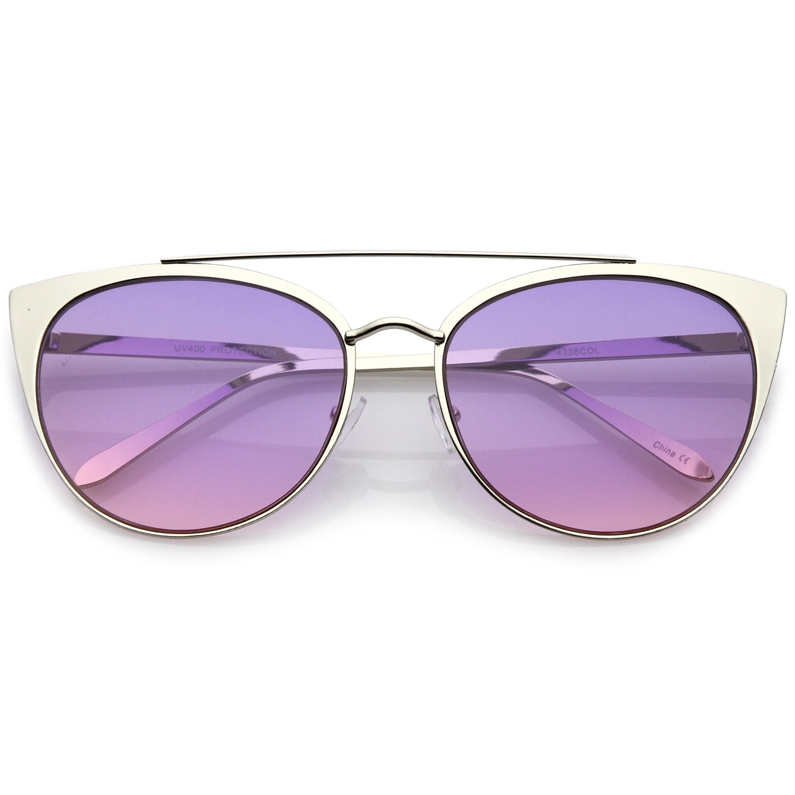 Shiny Silver / Purple-Pink