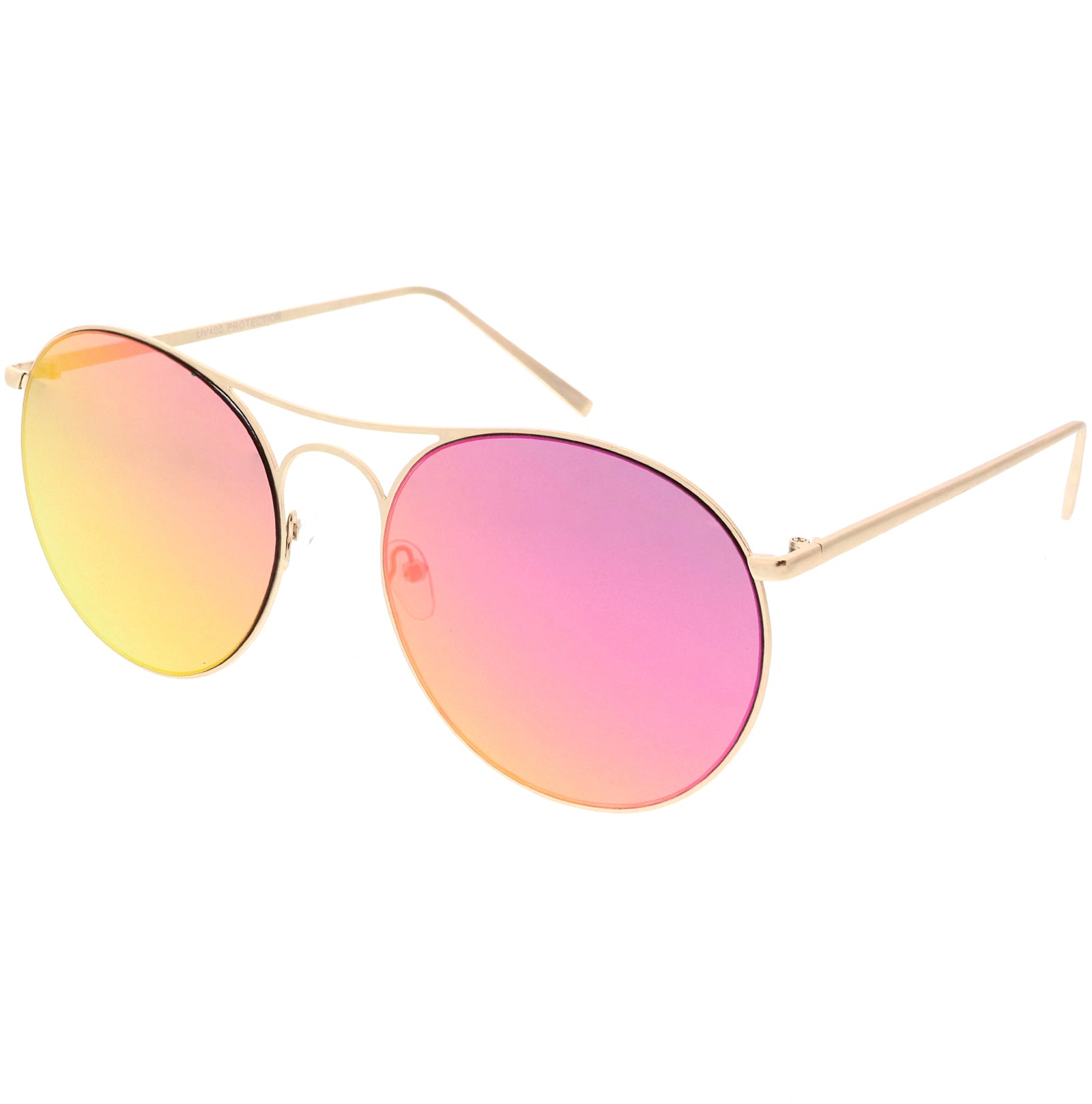Gold / Magenta Mirror