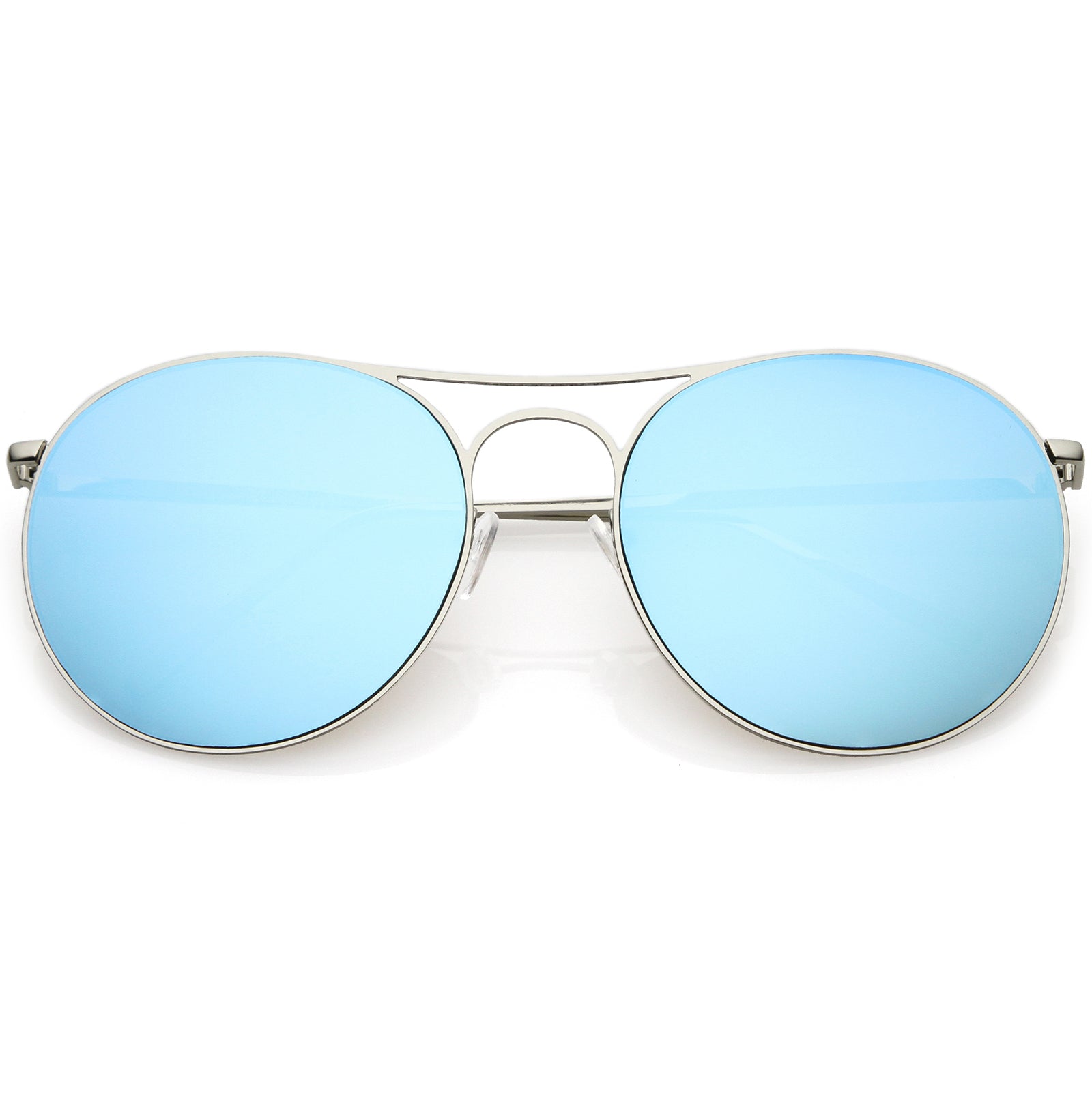 Silver / Blue Mirror