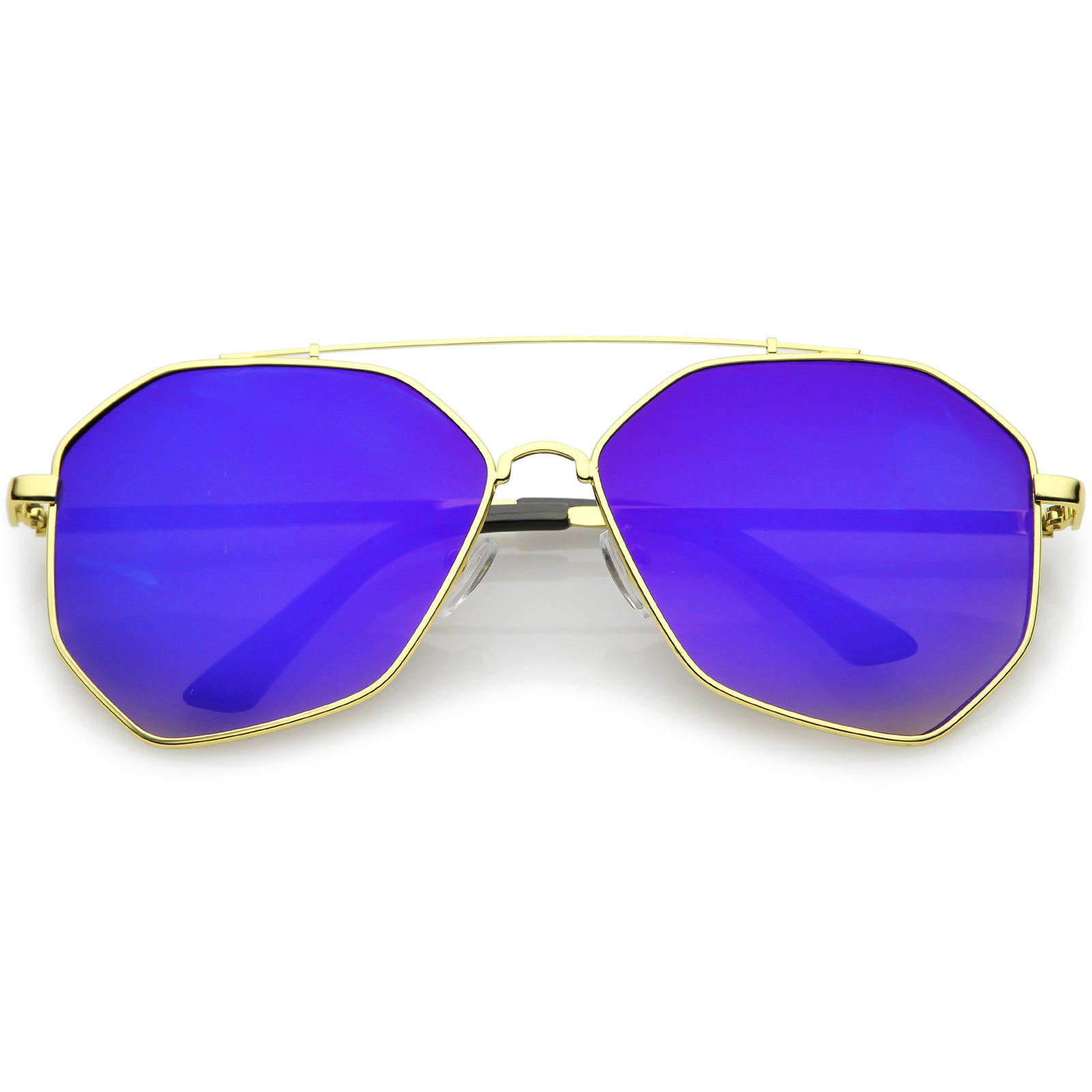 Gold / Blue Mirror