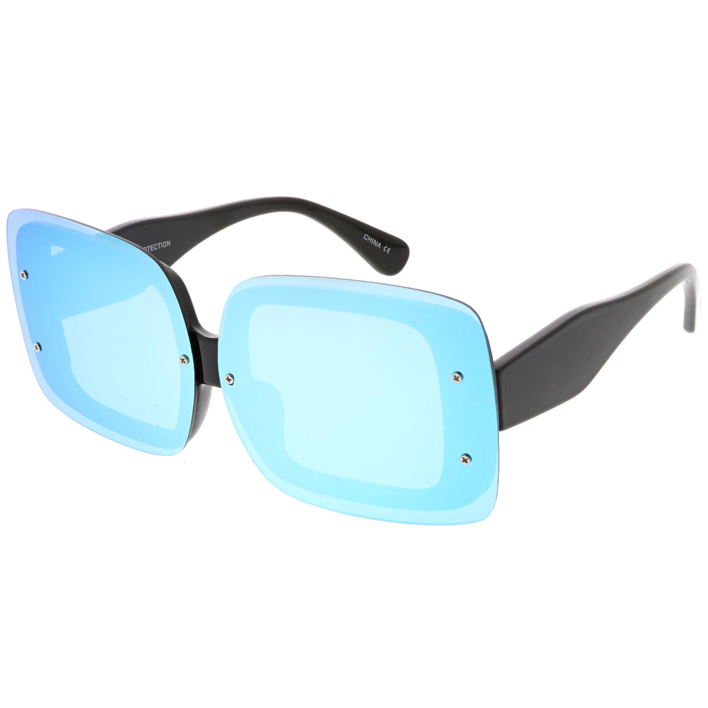 Black / Blue Mirror