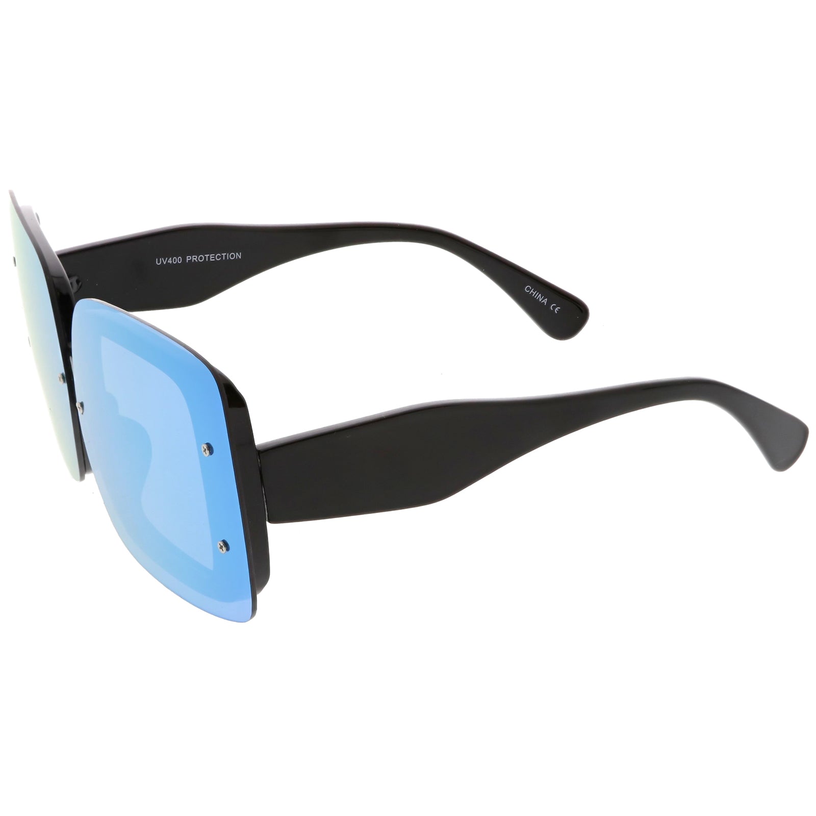 Black / Blue Mirror