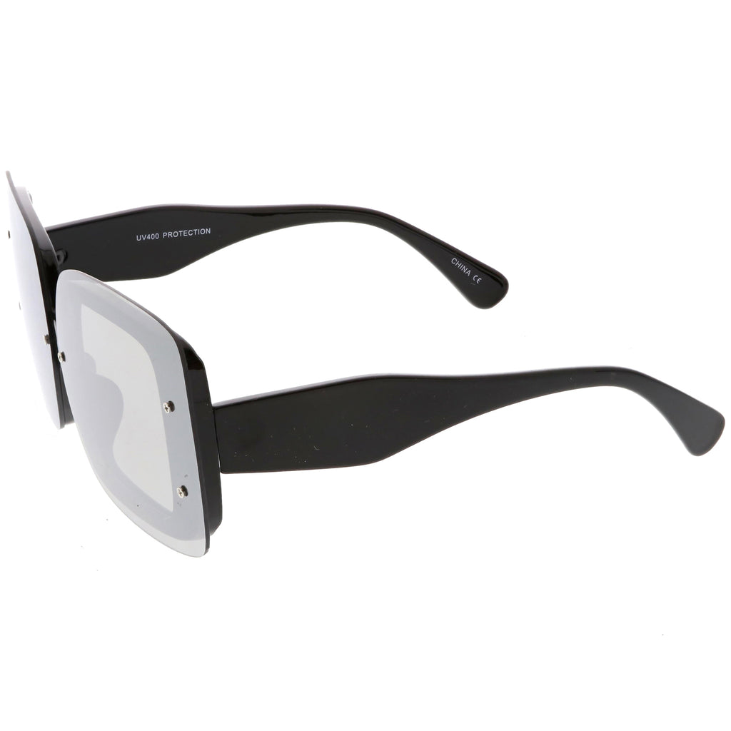 Black / Silver Mirror