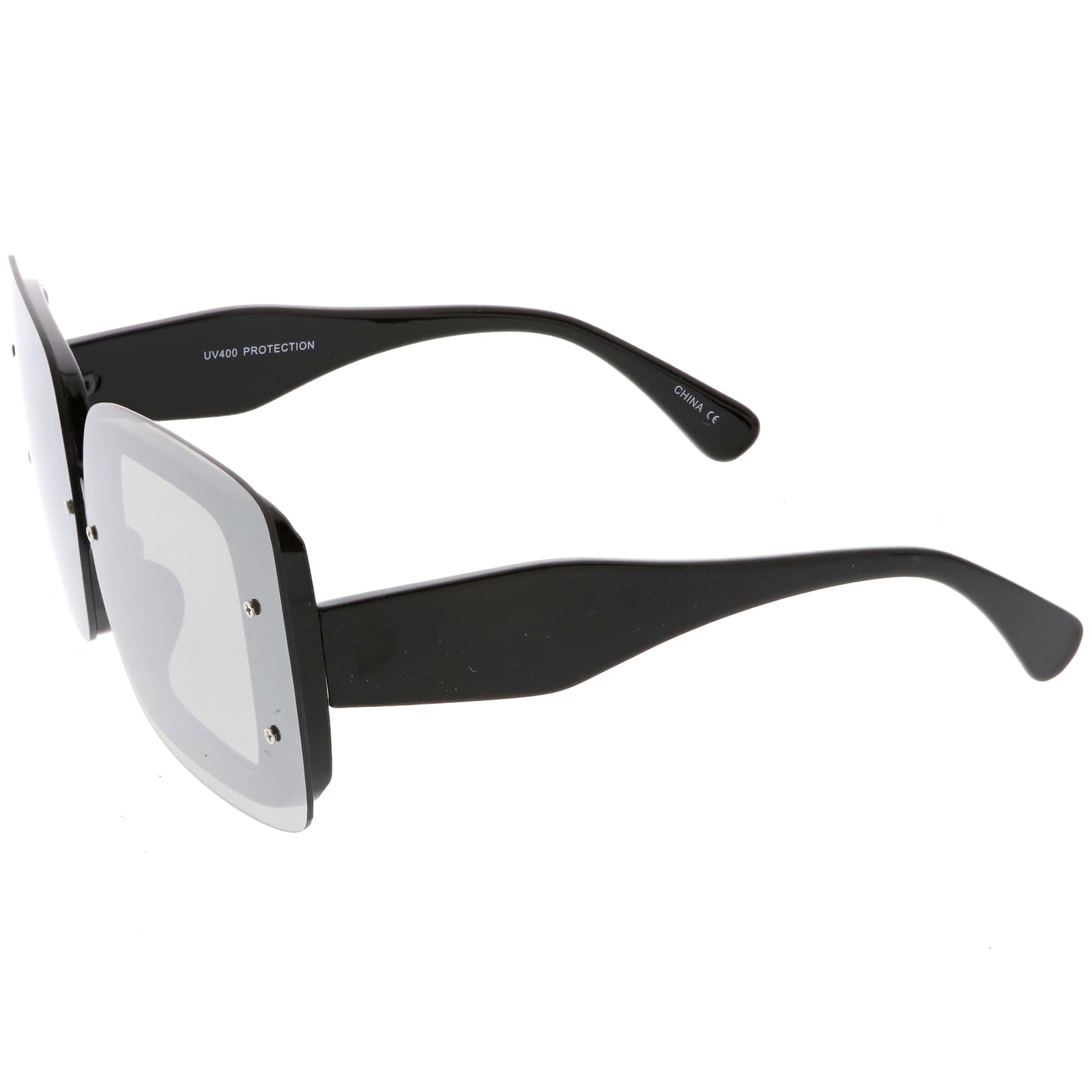 Black / Silver Mirror